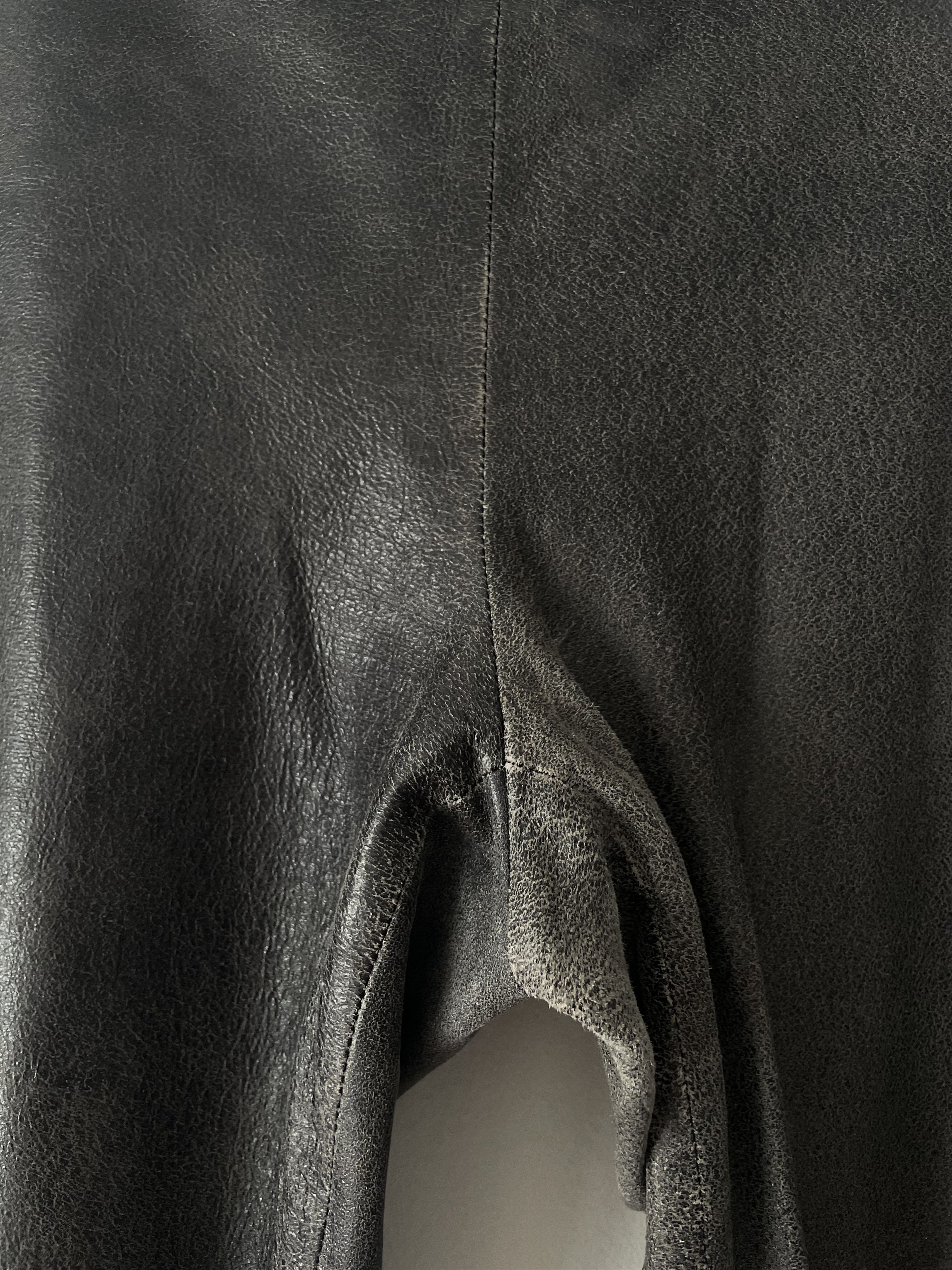 Jean Paul Gaultier Archive lamb leather JPG pants Size 32" / US 10 / IT 46 - 12 Thumbnail