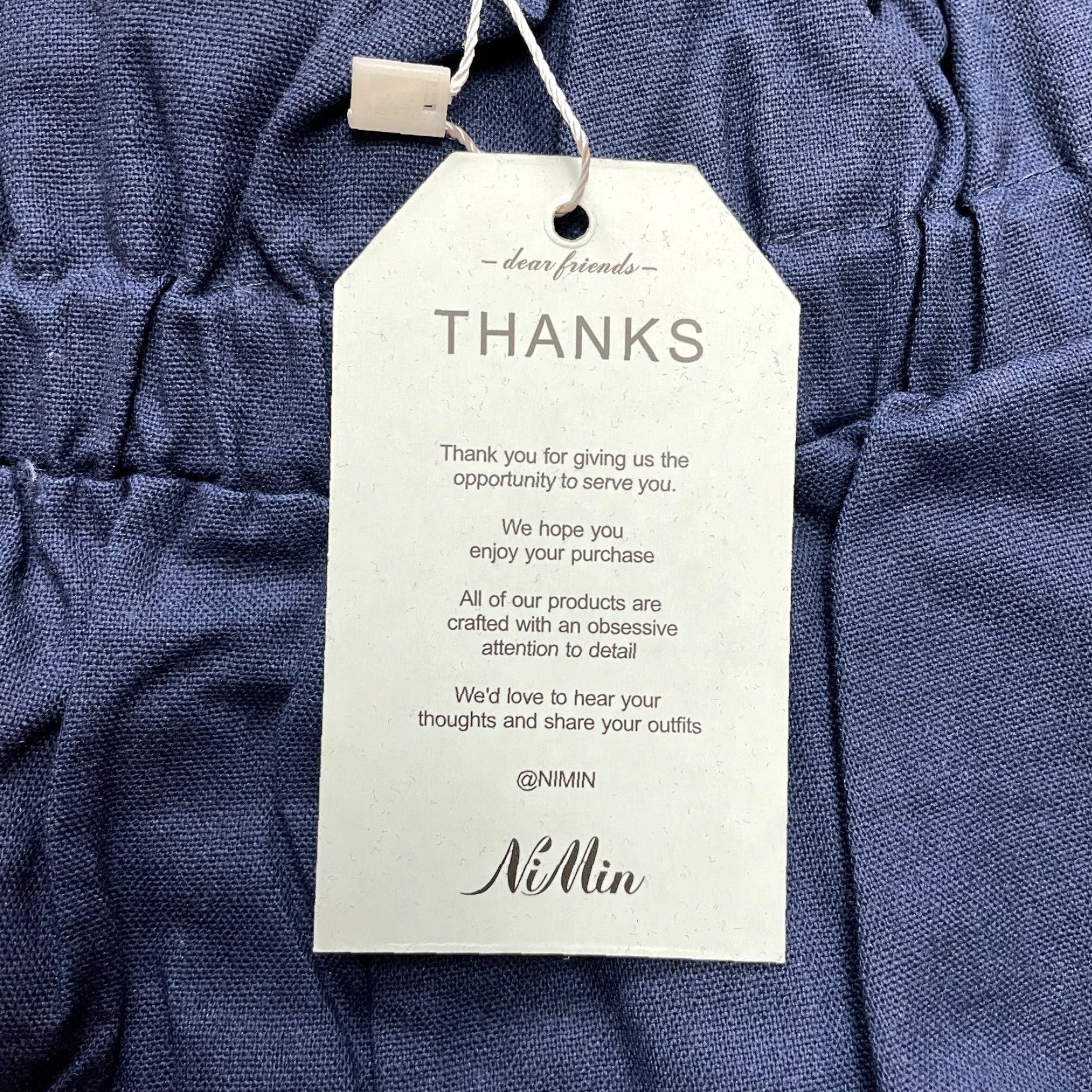 Vintage VINTAGE NiMin Paperbag Shorts Womens Small Navy Blue Stretch High Waist Belt New NWT Size 28" / US 6 / IT 42 - 5 Thumbnail