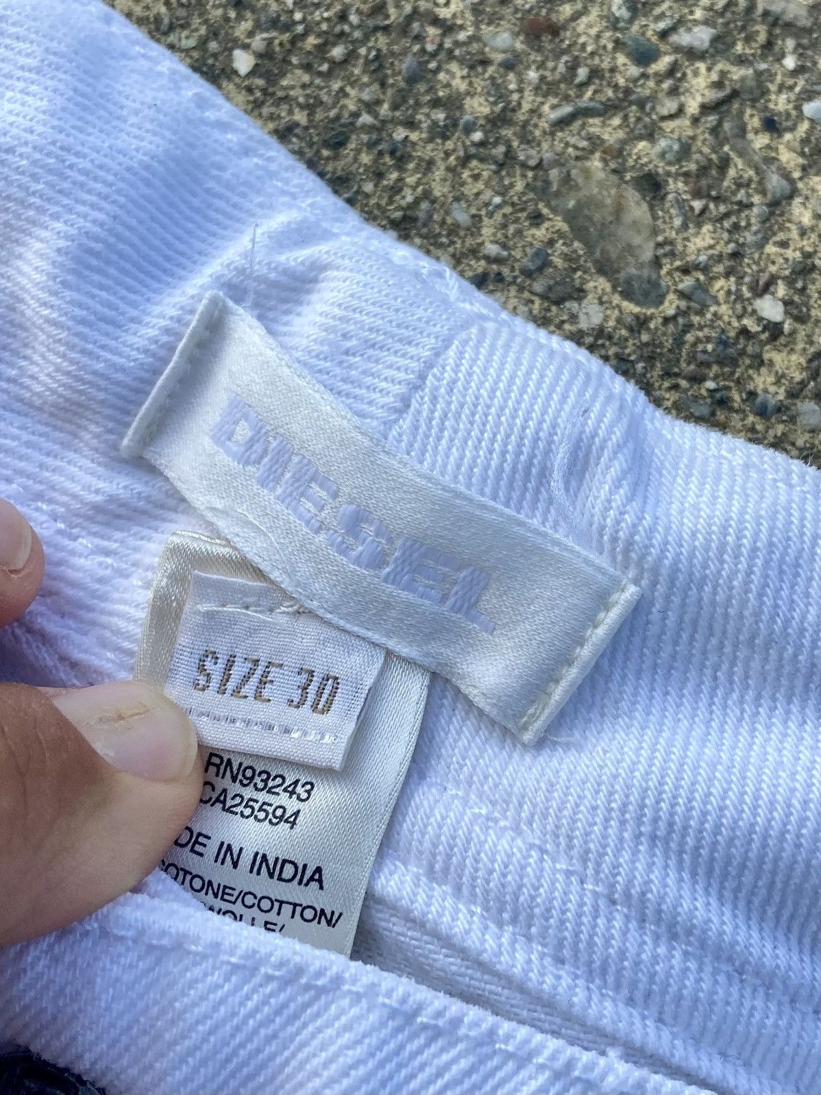 Diesel White diesel denim y2kjeans W30 Size 30" / US 8 / IT 44 - 4 Thumbnail