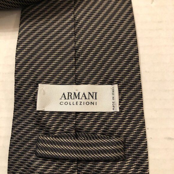 Armani Collezioni ARMANI COLLEZIONI MEN'S NEW SILK TIE 3 1/2" X 60" Size ONE SIZE - 2 Thumbnail