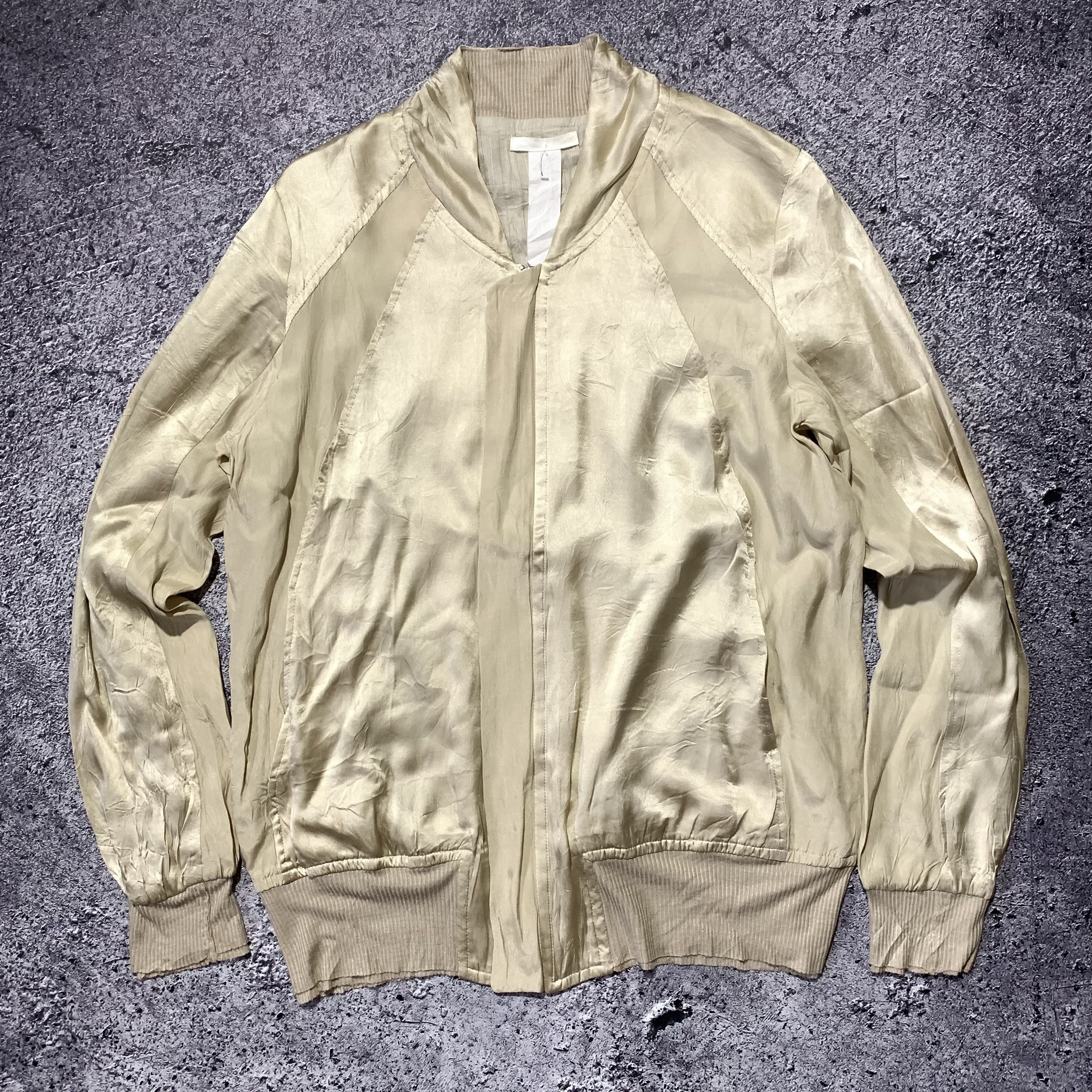 Japanese Brand 2000s 0000 GOA Hybrid Silk Bomber Jacket LGB Size US S / EU 44-46 / 1 - 1 Thumbnail