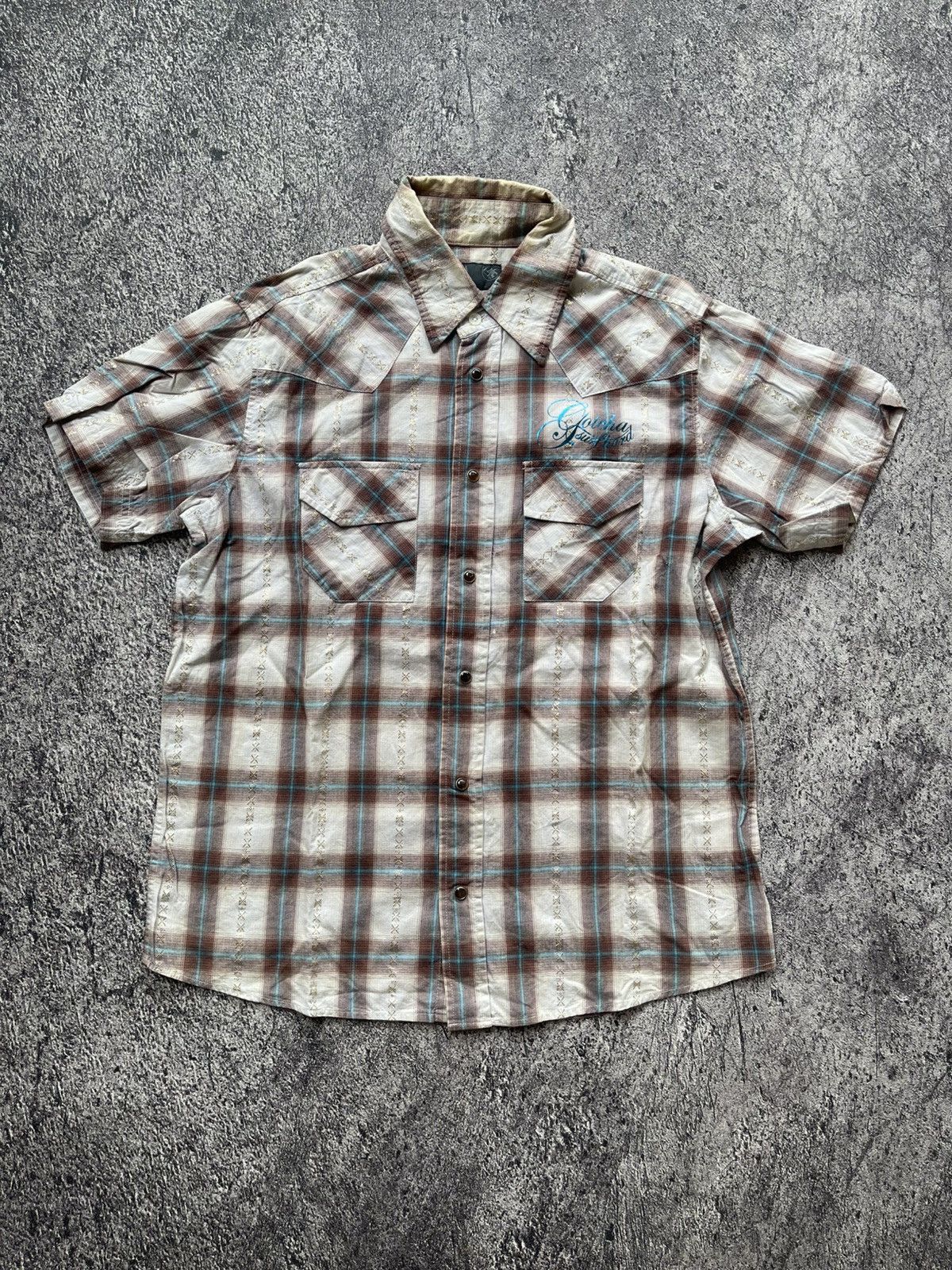 Japanese Brand Y2K Gotcha ifsixwasnine button shirt Size US L / EU 52-54 / 3 - 4 Thumbnail