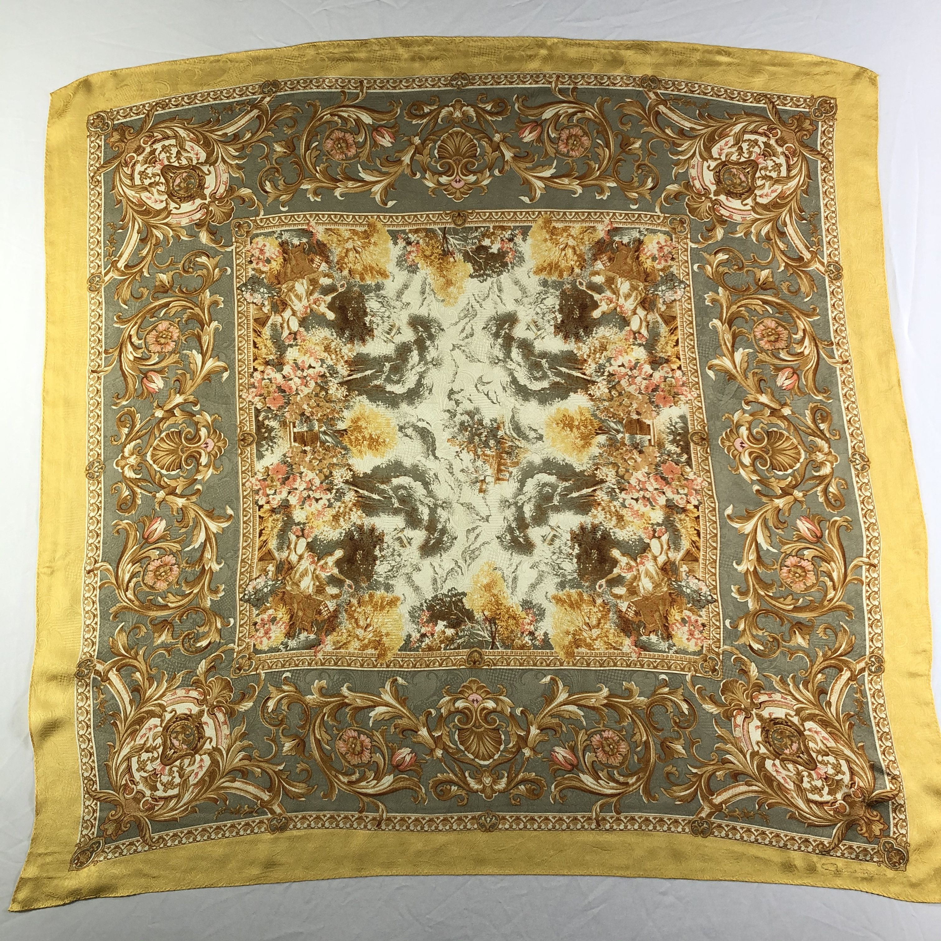 Vintage Vintage Silk Scarf Size ONE SIZE - 2 Thumbnail