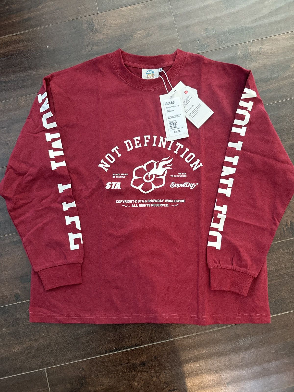 Snowday Snowday Long Sleeve Tee - Size Small - BRAND NEW! Size US S / EU 44-46 / 1 - 1 Thumbnail