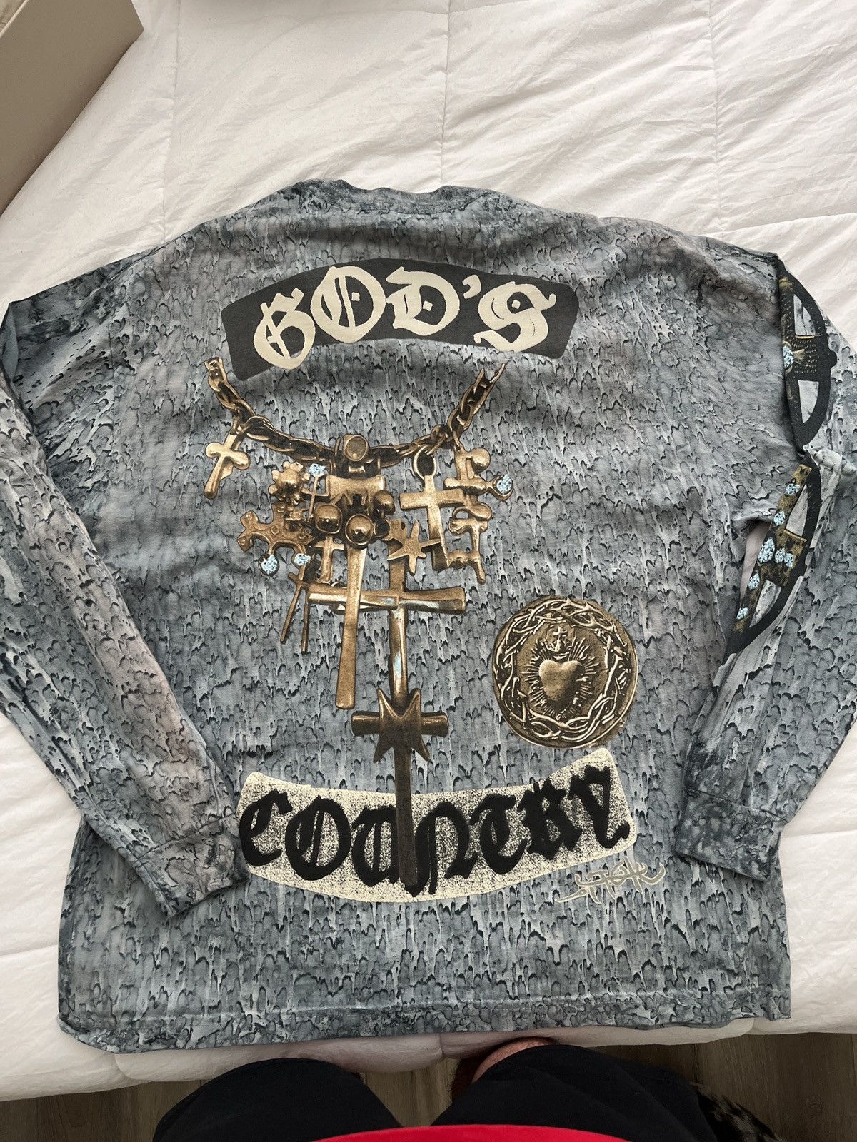 ★限定!レア!Travis Scott Utopia God's Country ロンT Utopia saint Michael tee and gods country long sleeve just