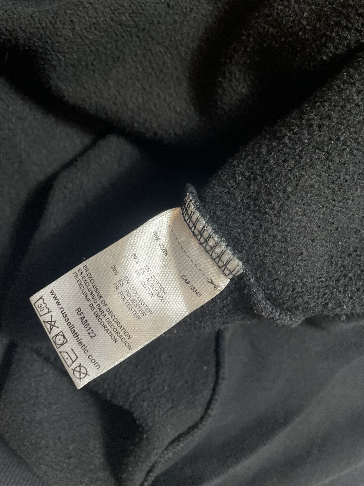 Russell Athletic × Vintage Vintage Baggy Hoodie Russell Athletic Big Logo Y2K Size US L / EU 52-54 / 3 - 9 Thumbnail