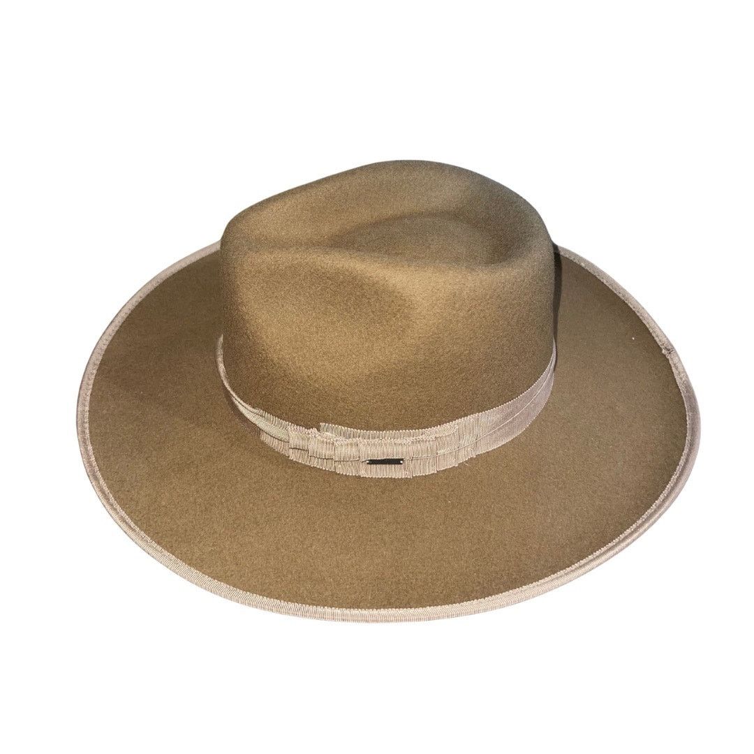 Brixton Reno Fedora Hat Adjustable Unisex Bronze Australian Wool NWT Size ONE SIZE - 1 Thumbnail