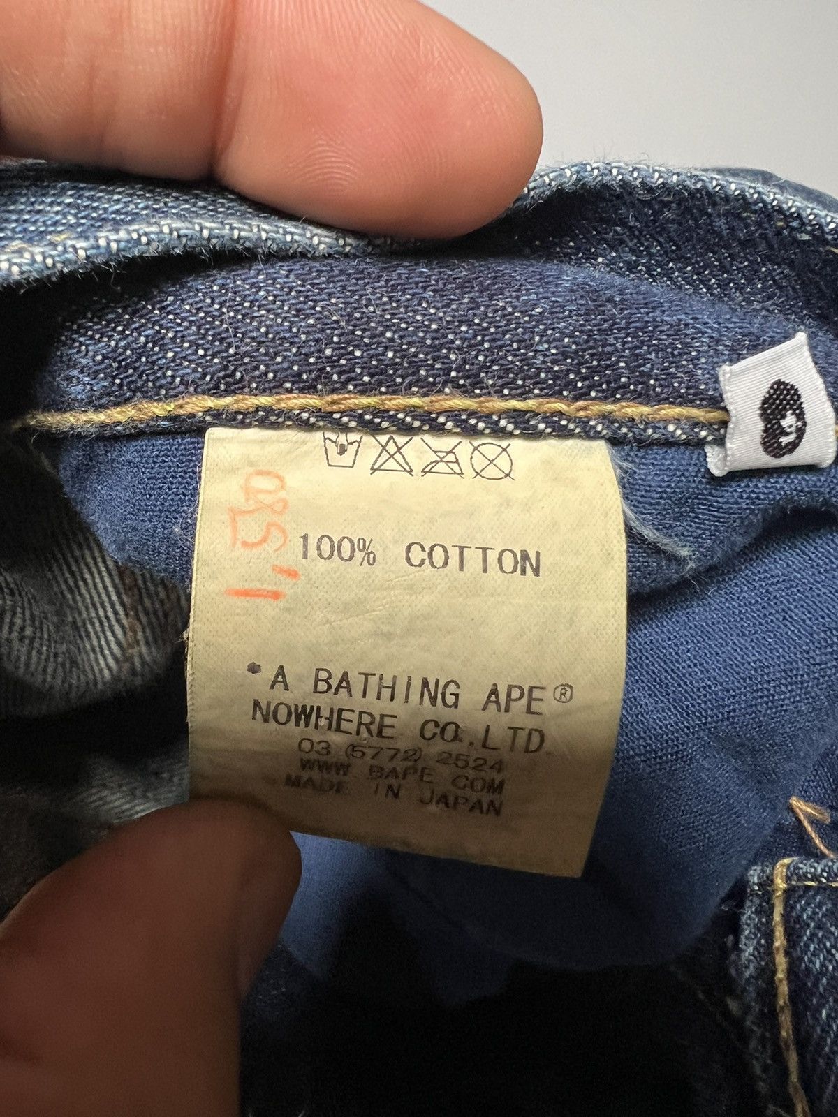 Bape OG bape sta logo 1st camo Rip jeans Size US 35 - 12 Thumbnail