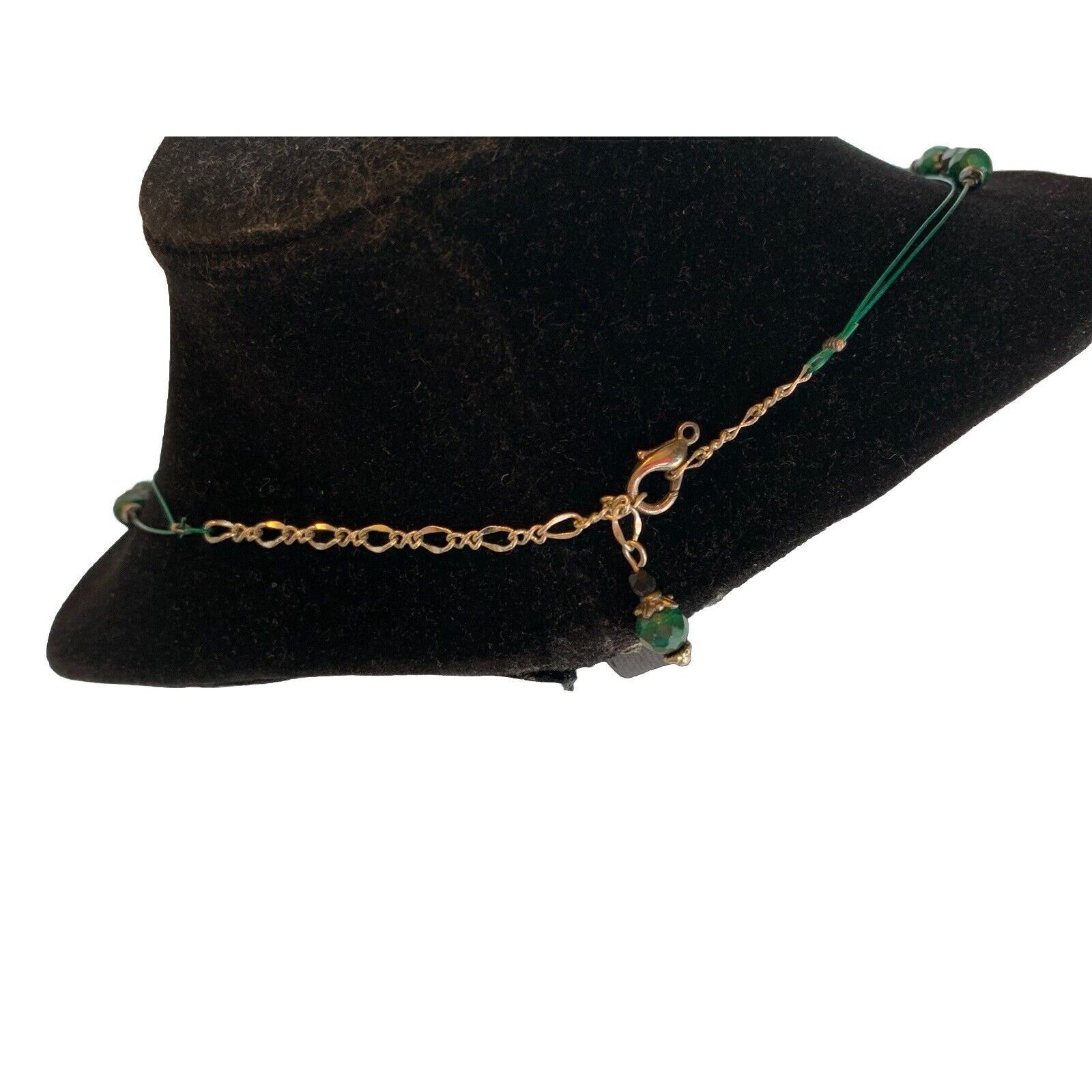 Other Women’s Silver Tone Malachite Glass Beaded 2xStrand Necklace Size ONE SIZE - 5 Thumbnail