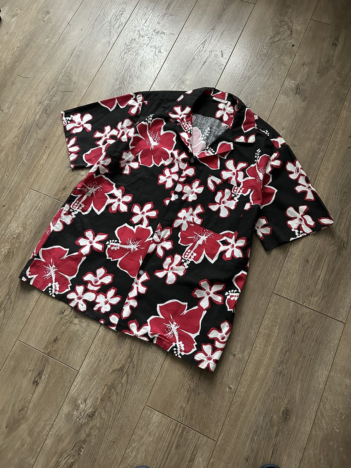 Vintage Rare Vintage Hawaiian 🌺 Flowers Shirt Size US L / EU 52-54 / 3 - 2 Thumbnail