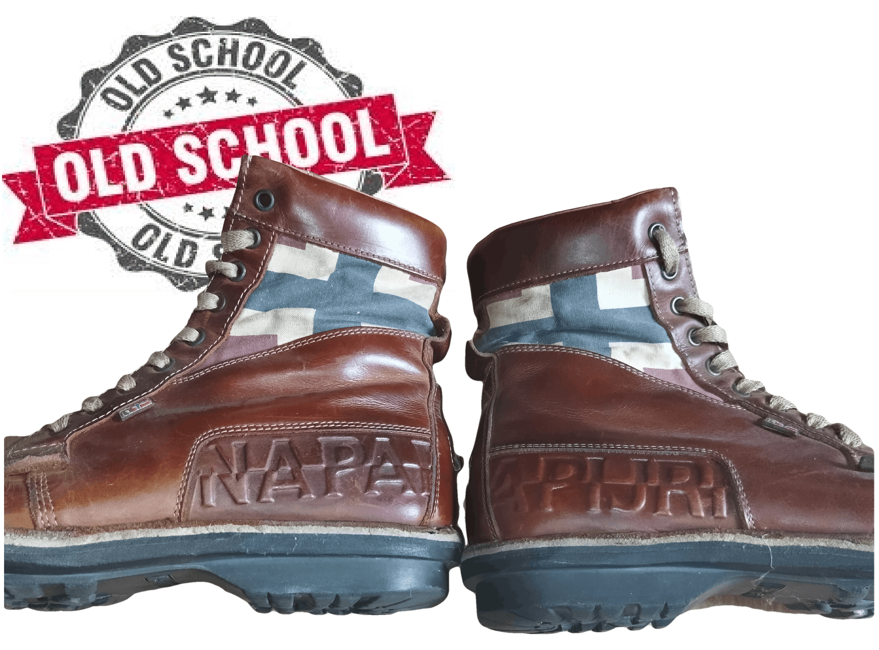 image of Napapijri Mens Boots Size Eu 41 Us 8 Leather Working