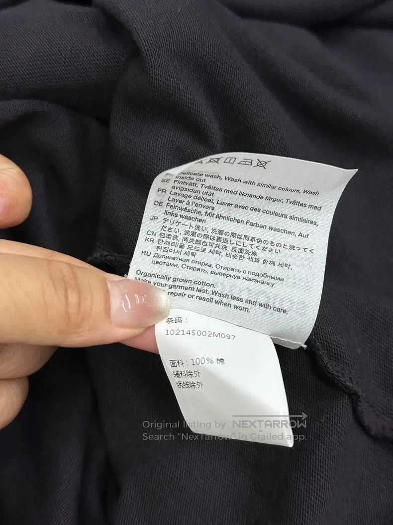 Acne Studios Acne Studios Purple Letter Short Sleeve T-Shirt Size US M / EU 48-50 / 2 - 6 Thumbnail