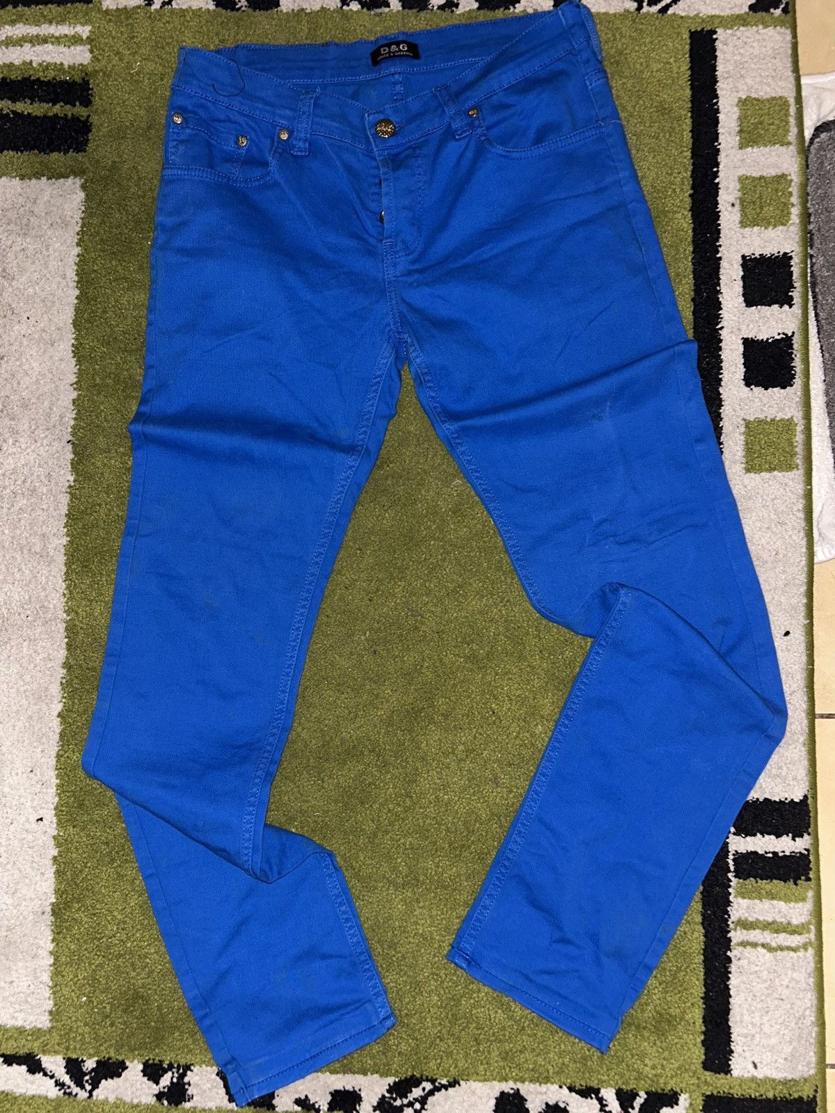 Dolce & Gabbana Dolce & Gabbana blue jeans vintage y2k Size 34" / US 12 / IT 48 - 1 Thumbnail
