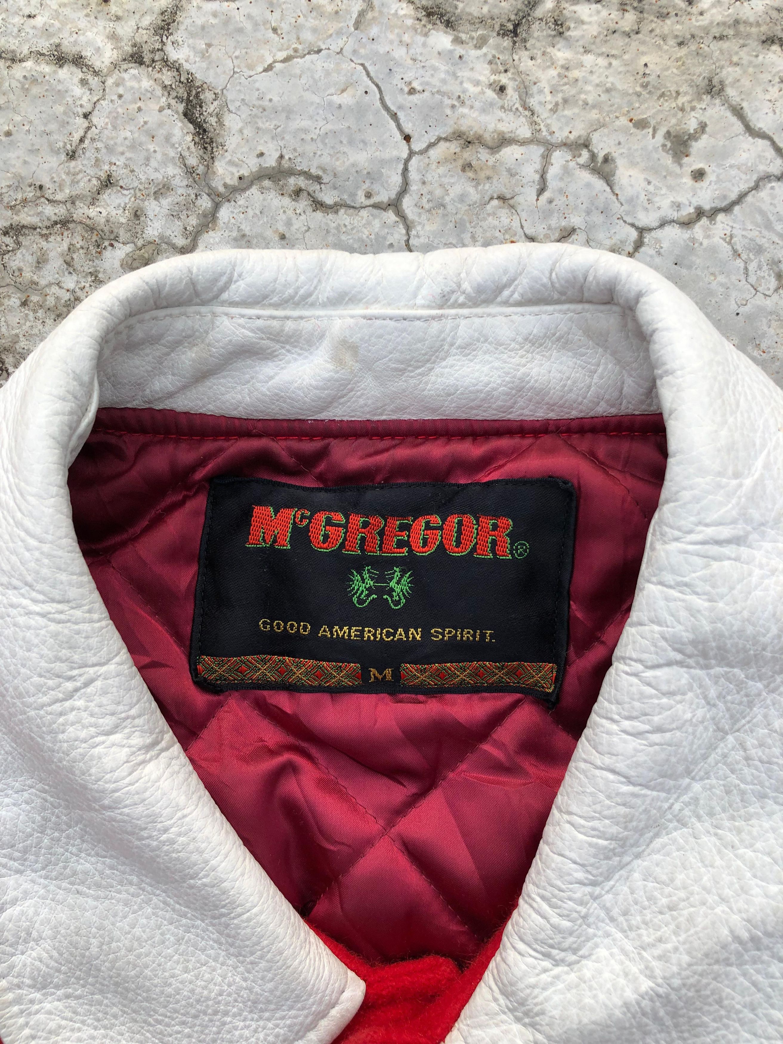 McGregor McGregor Varsity Jacket Red & White Size US M / EU 48-50 / 2 - 5 Thumbnail