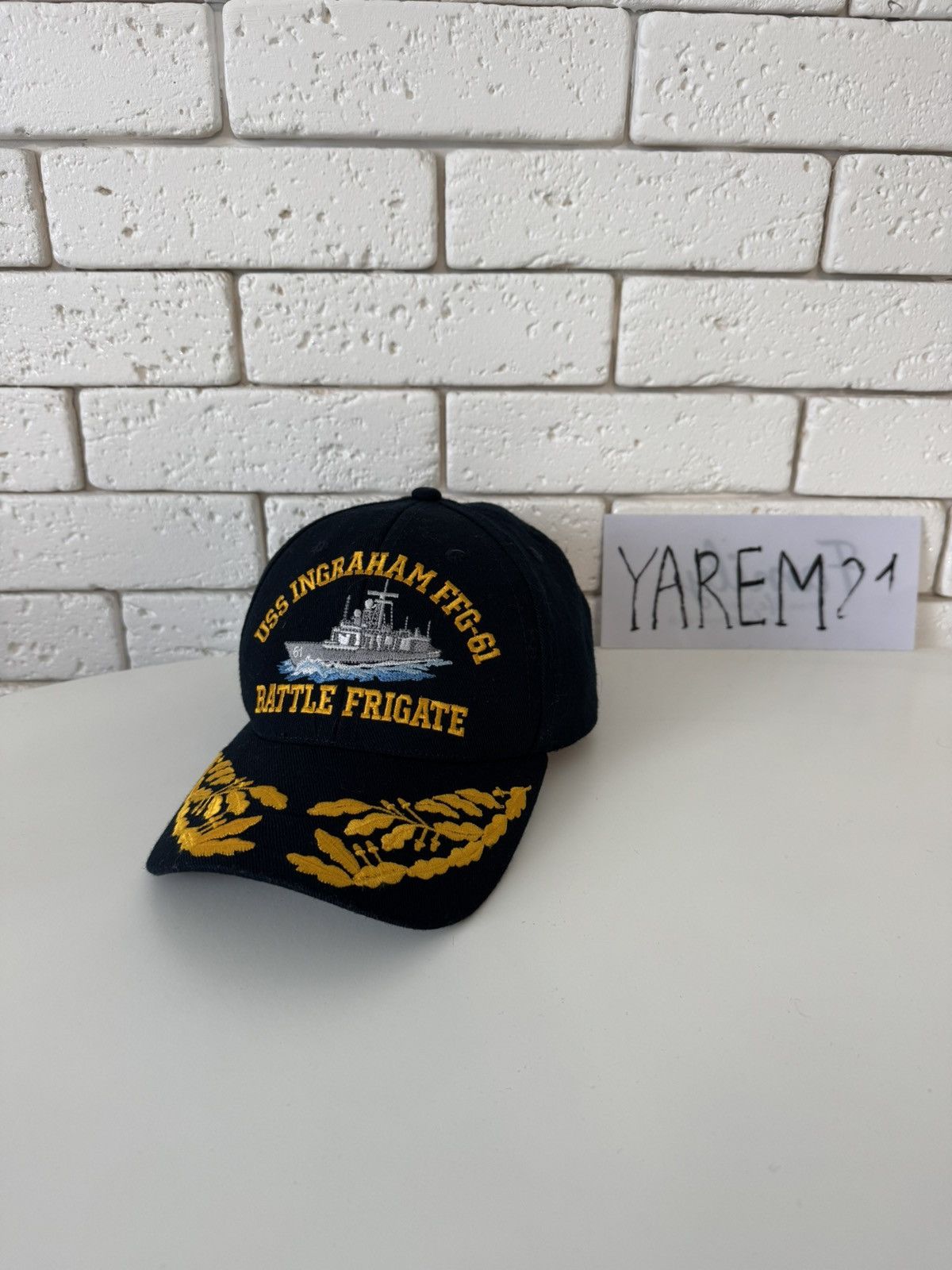 Other USS Ingraham FFG-61 Battle Frigate Cap Size ONE SIZE - 1 Thumbnail