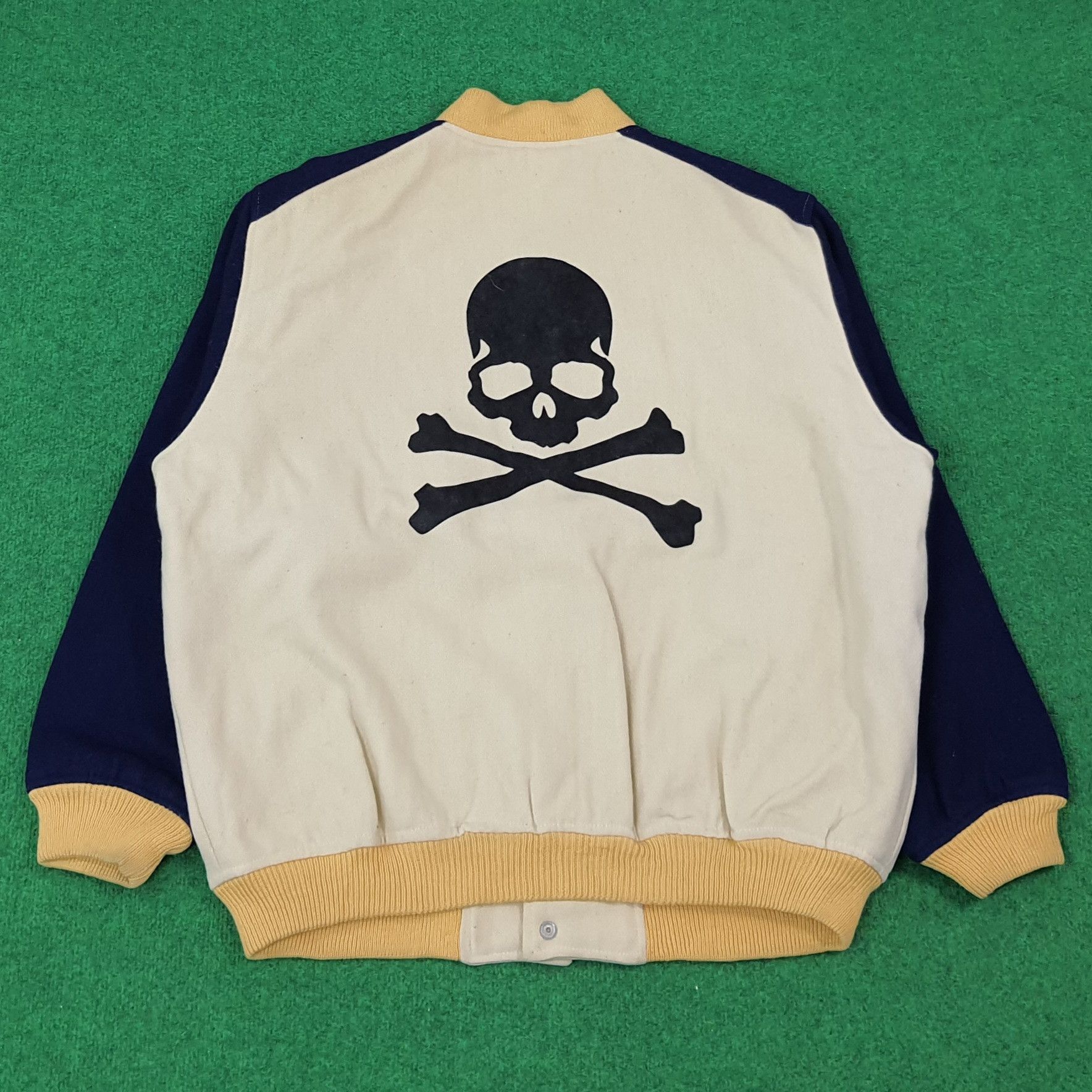 Vintage Vintage Varsity SONS Custom Skull Logo Jacket C275N25 Size US XL / EU 56 / 4 - 1 Thumbnail