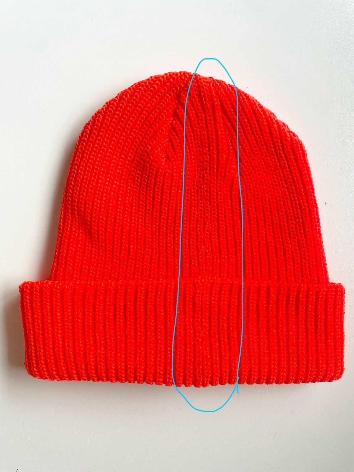 Supreme Supreme (SMALL DEFECT) FW20 Loose Gauge Beanie BRIGHT ORANGE Size ONE SIZE - 2 Thumbnail