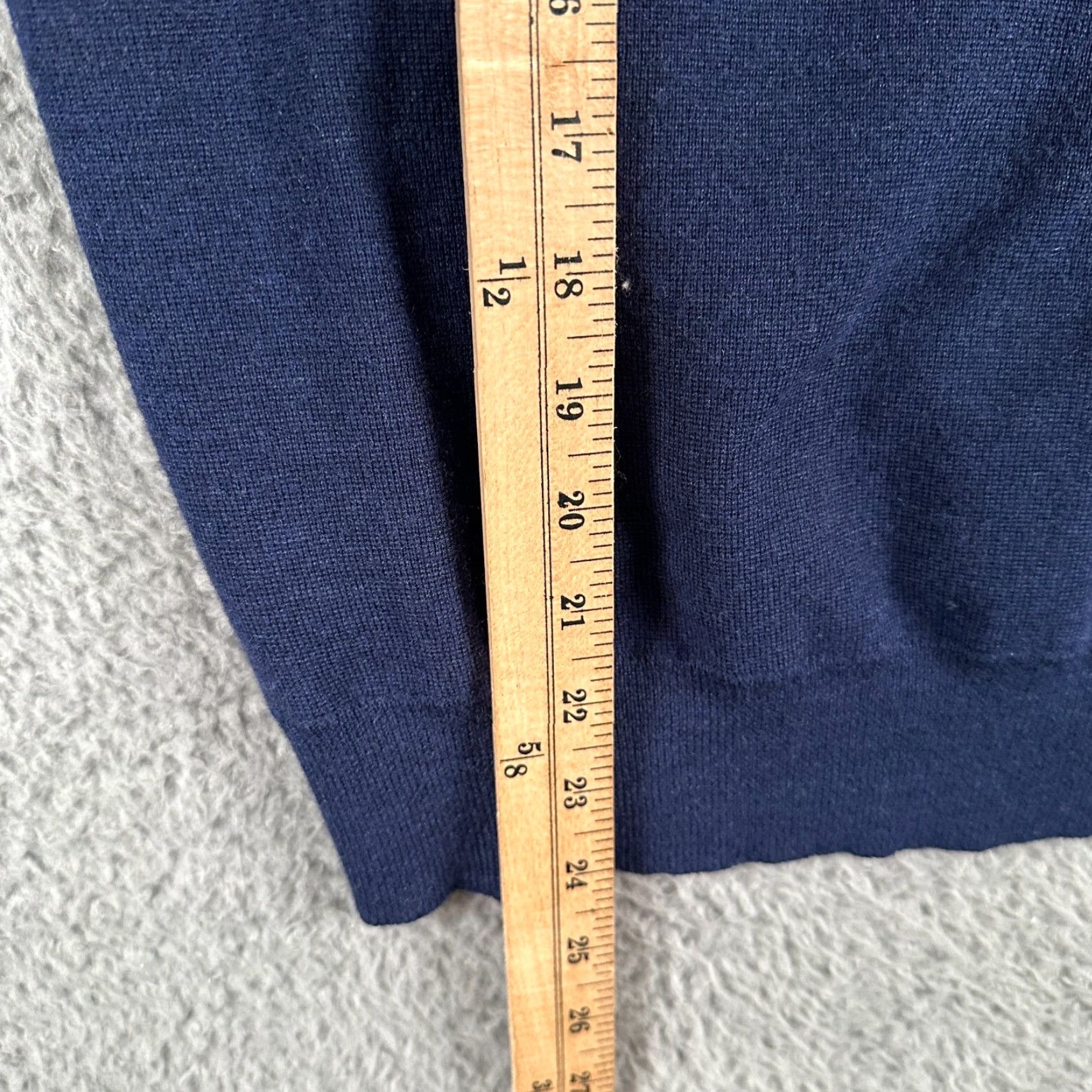Vineyard Vines Vineyard Vines 1/4 Zip Sweater Mens S Blue Wind Pullover Merino Wool Blend Golf Size US S / EU 44-46 / 1 - 6 Thumbnail