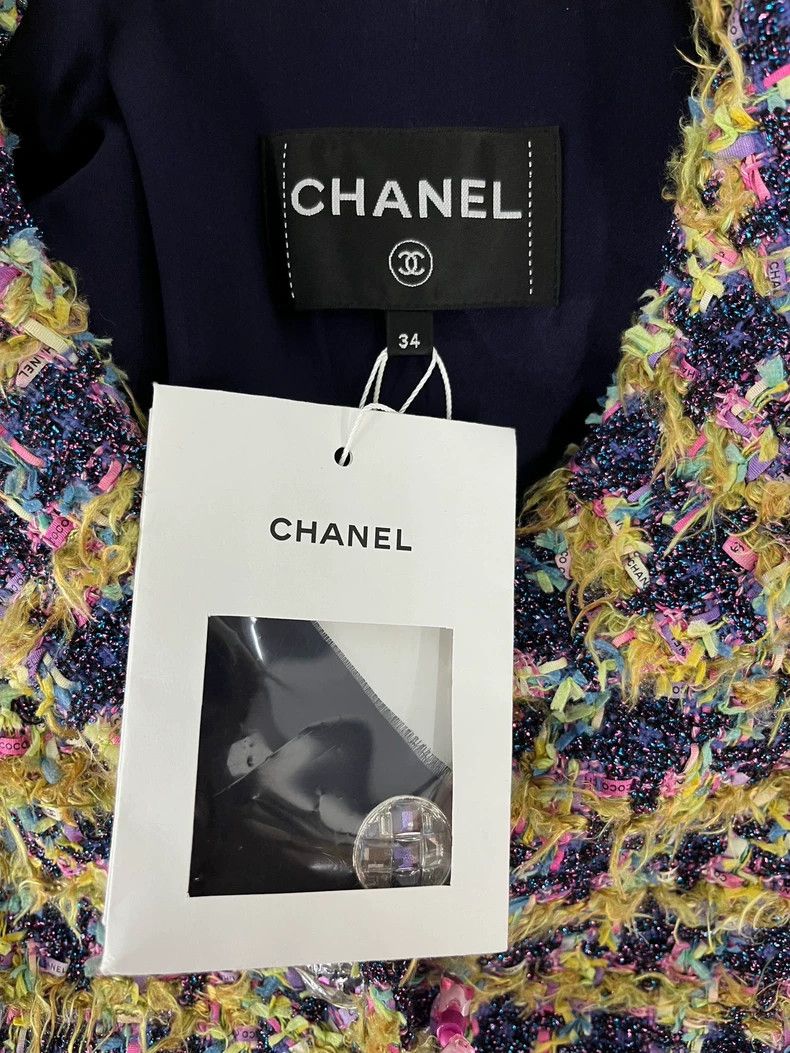 Chanel Chanel 22A tweed woven vest jacket Size XXS / US 00 / IT 34 - 4 Thumbnail