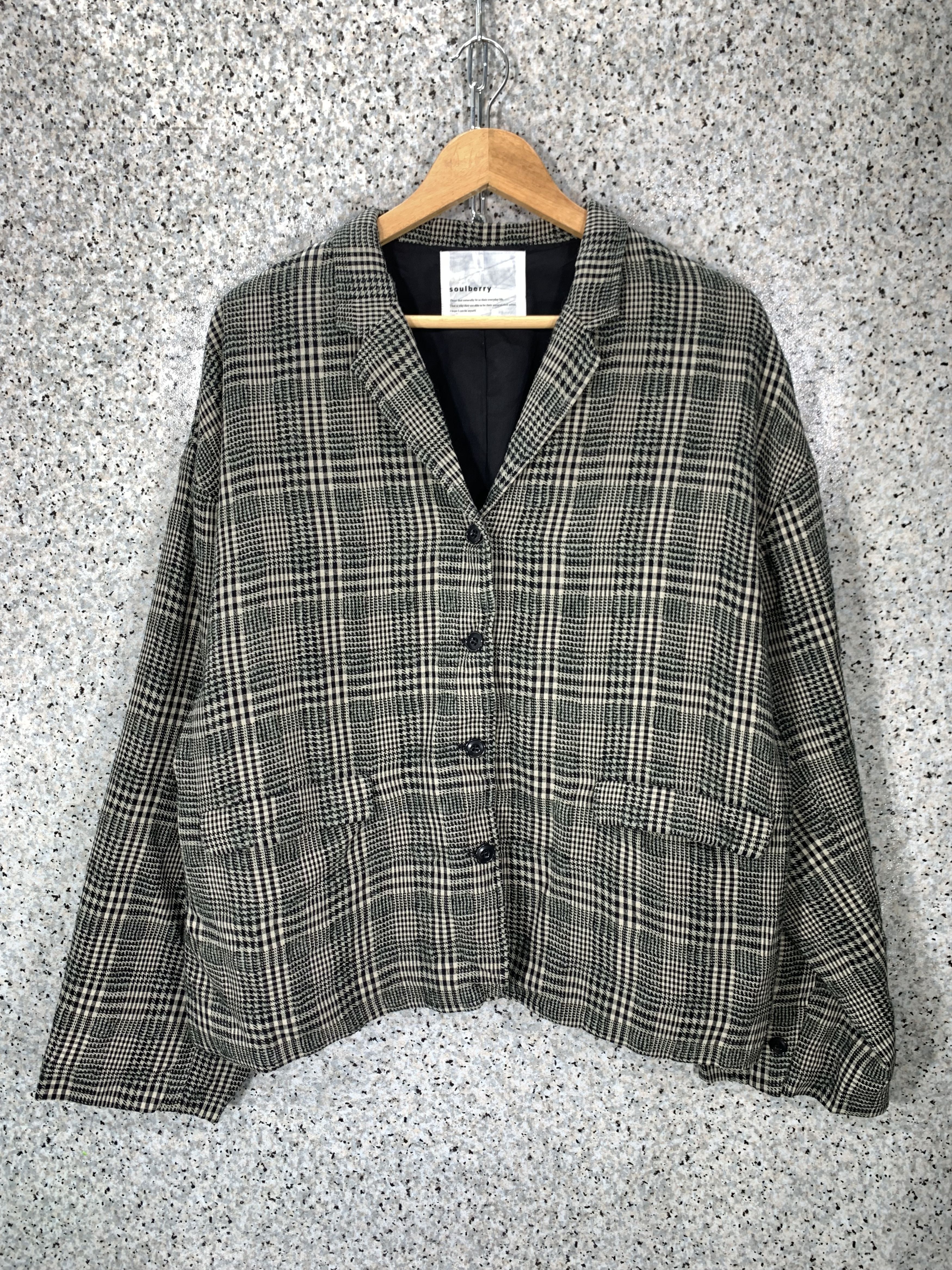 Soulberry Plaid Tartan Checkered Jacket
