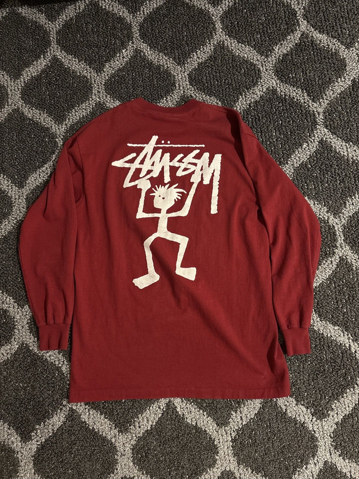 Stussy Red Stussy Longsleeve Size US L / EU 52-54 / 3 - 5 Thumbnail