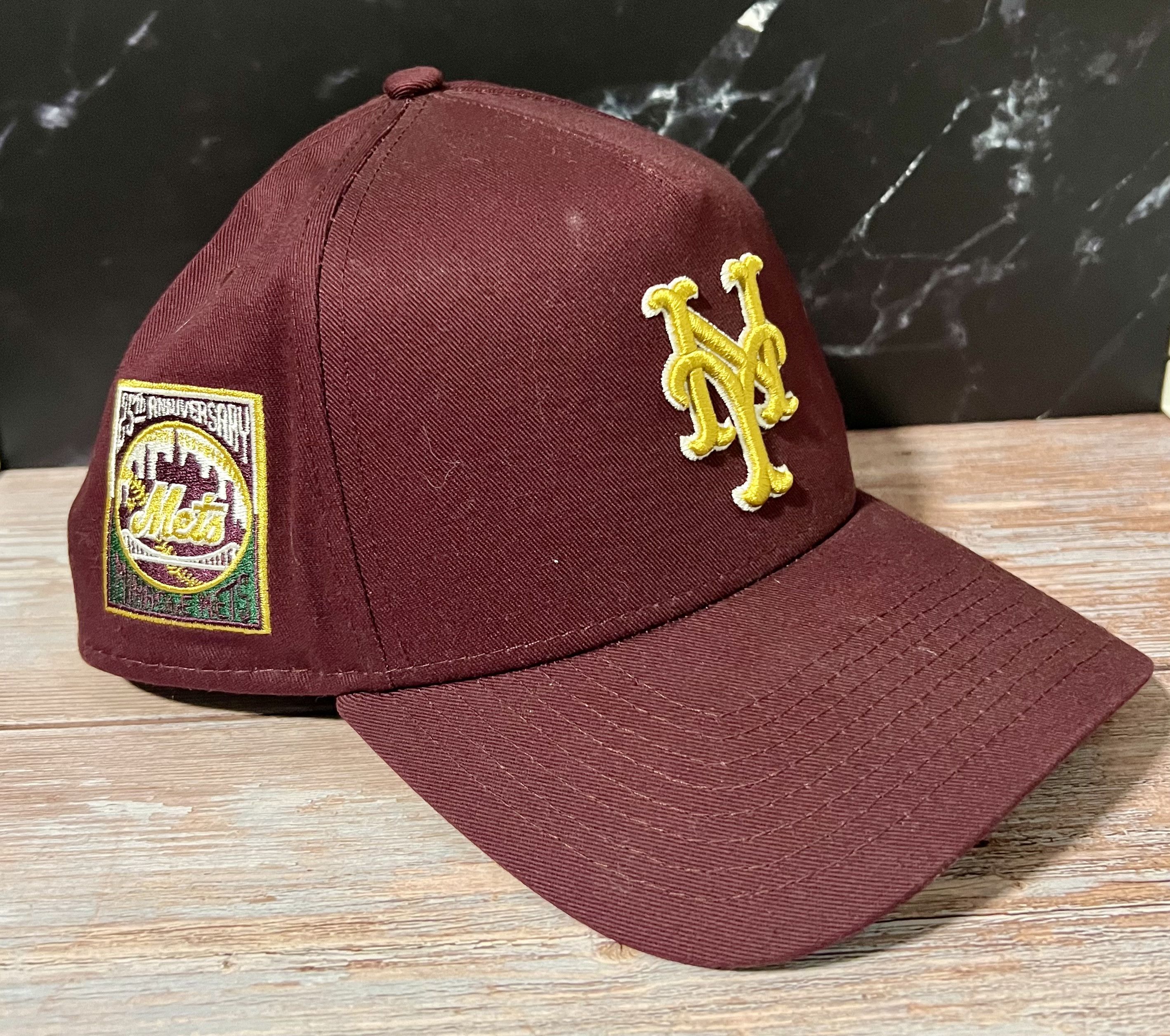 New Era New York Mets New Era 25th Anniversary MLB Snapback Hat | Grailed