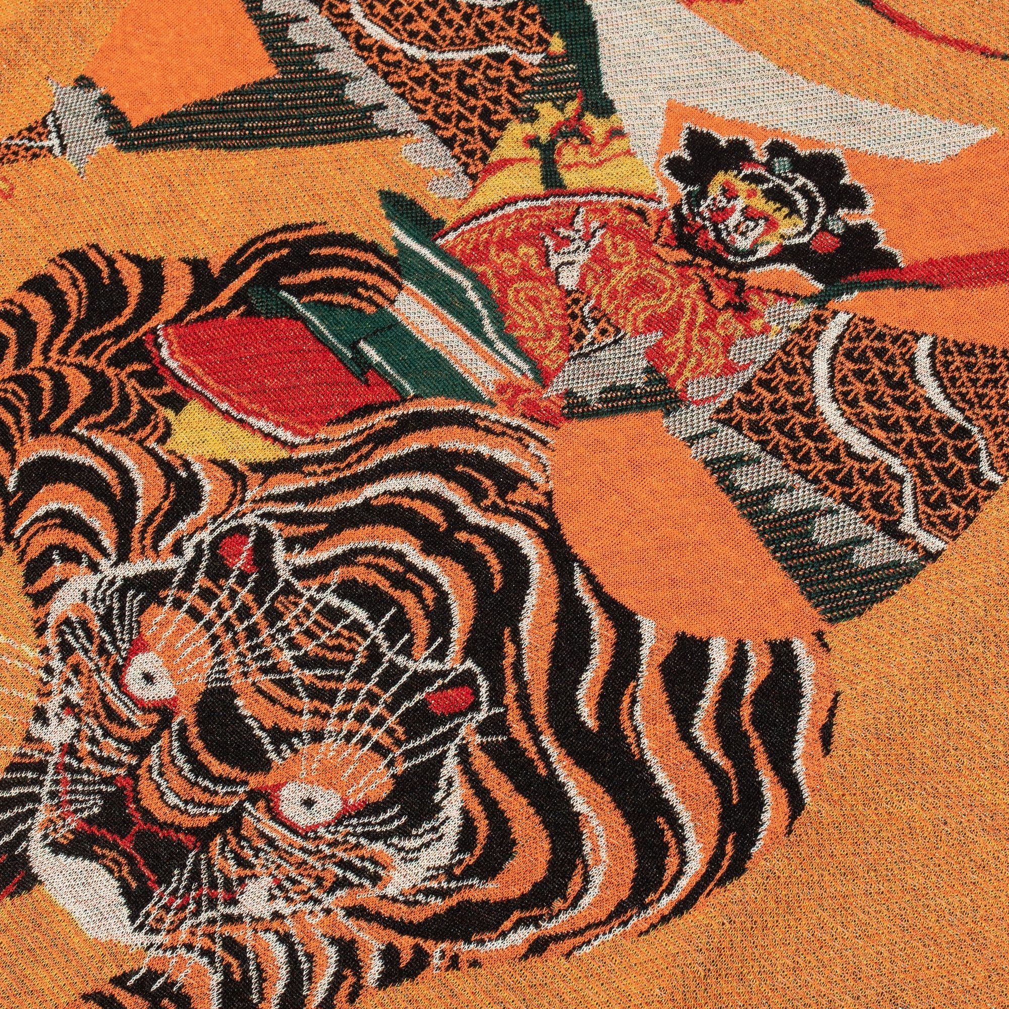 Junya Watanabe o1tko10825 S/S Tiger Intaria Sweater in Multicolor Size US S / EU 44-46 / 1 - 3 Thumbnail