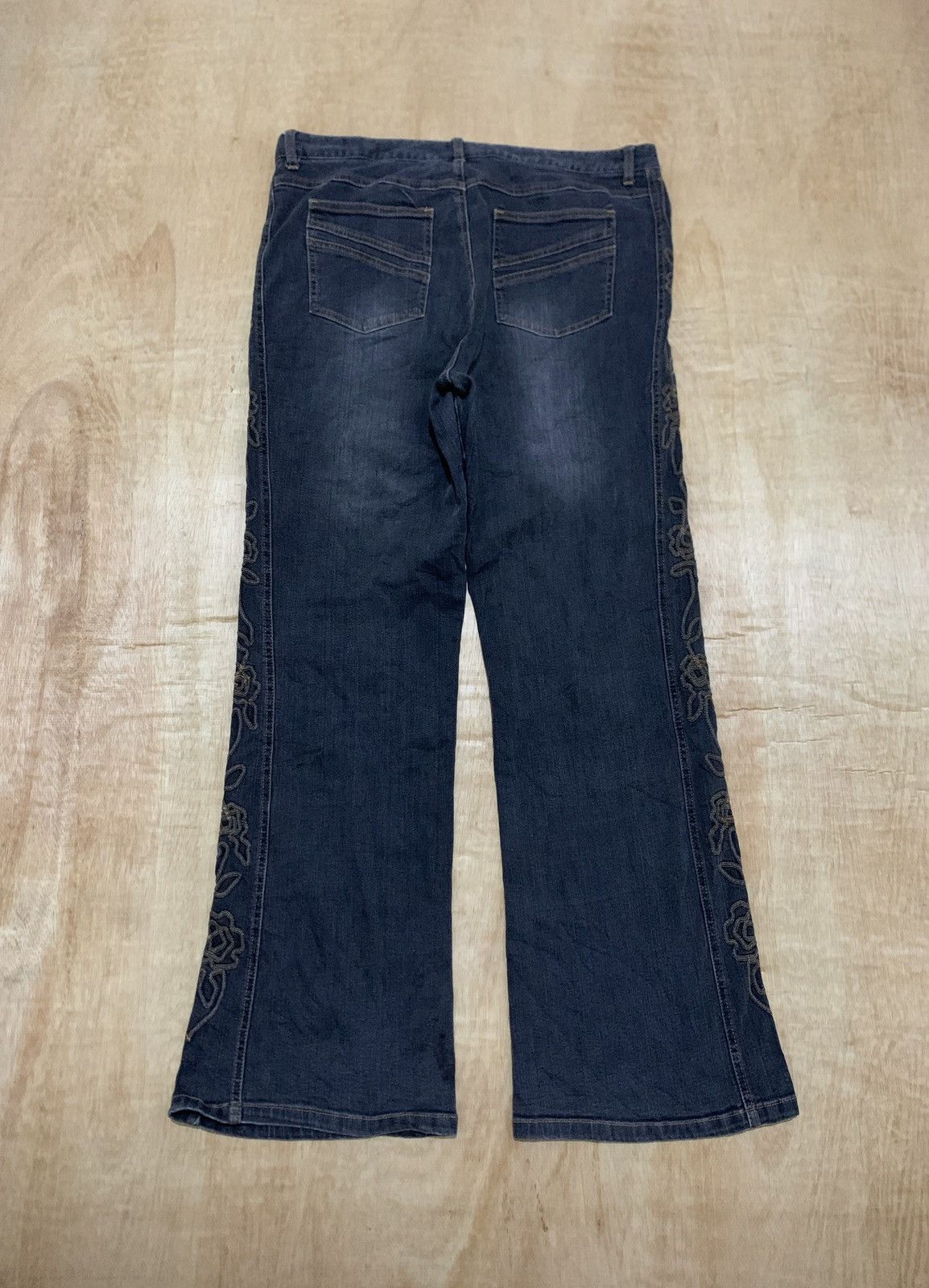 If Six Was Nine × Japanese Brand × Tornado Mart Flare Browdwin Jeans side Flowes Bootcut Size US 33 - 2 Thumbnail