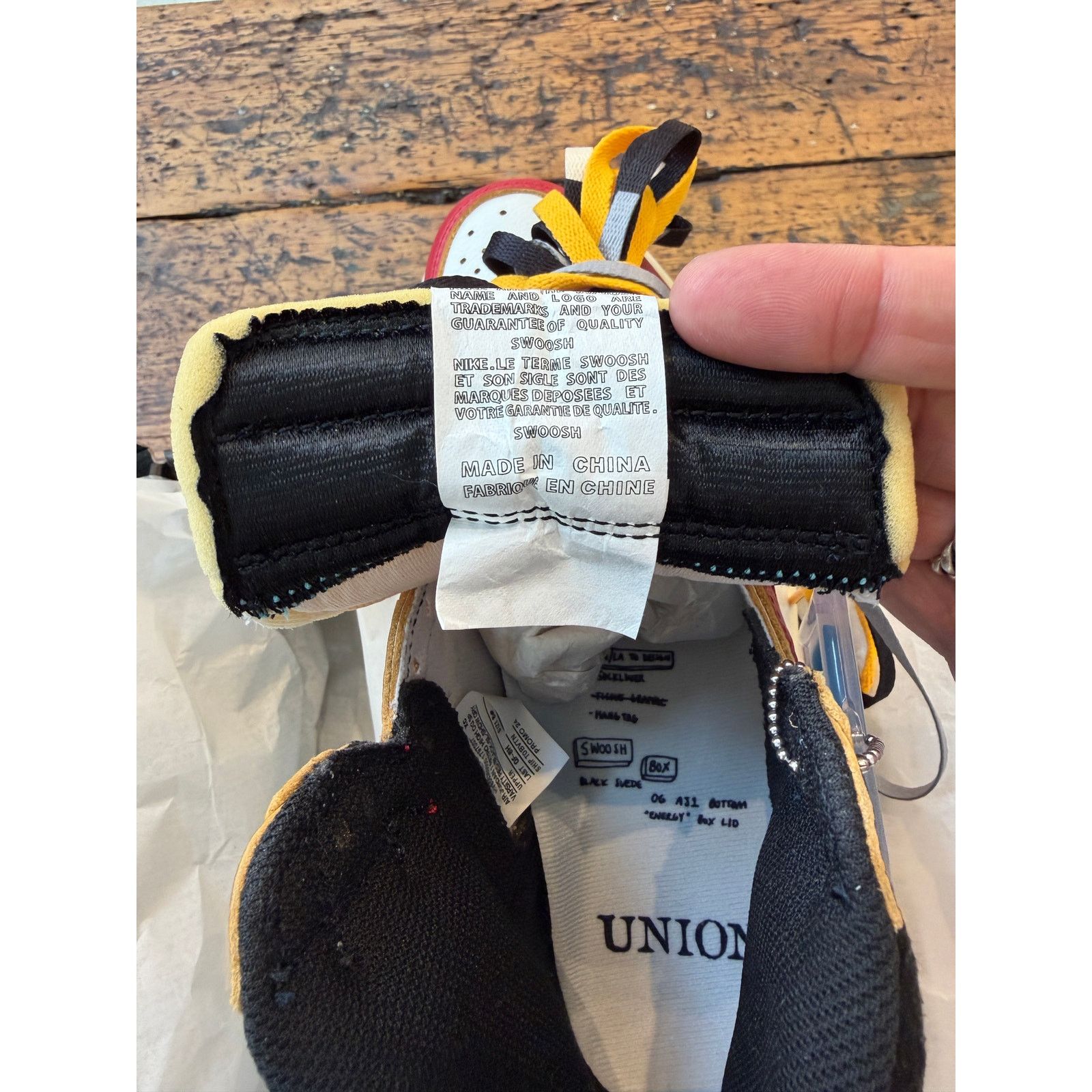 Jordan Brand × Union LA Union Jordan 1 Retro High OG SP Promo Sample Chicago Shadow Size US 8 / EU 41 - 6 Thumbnail