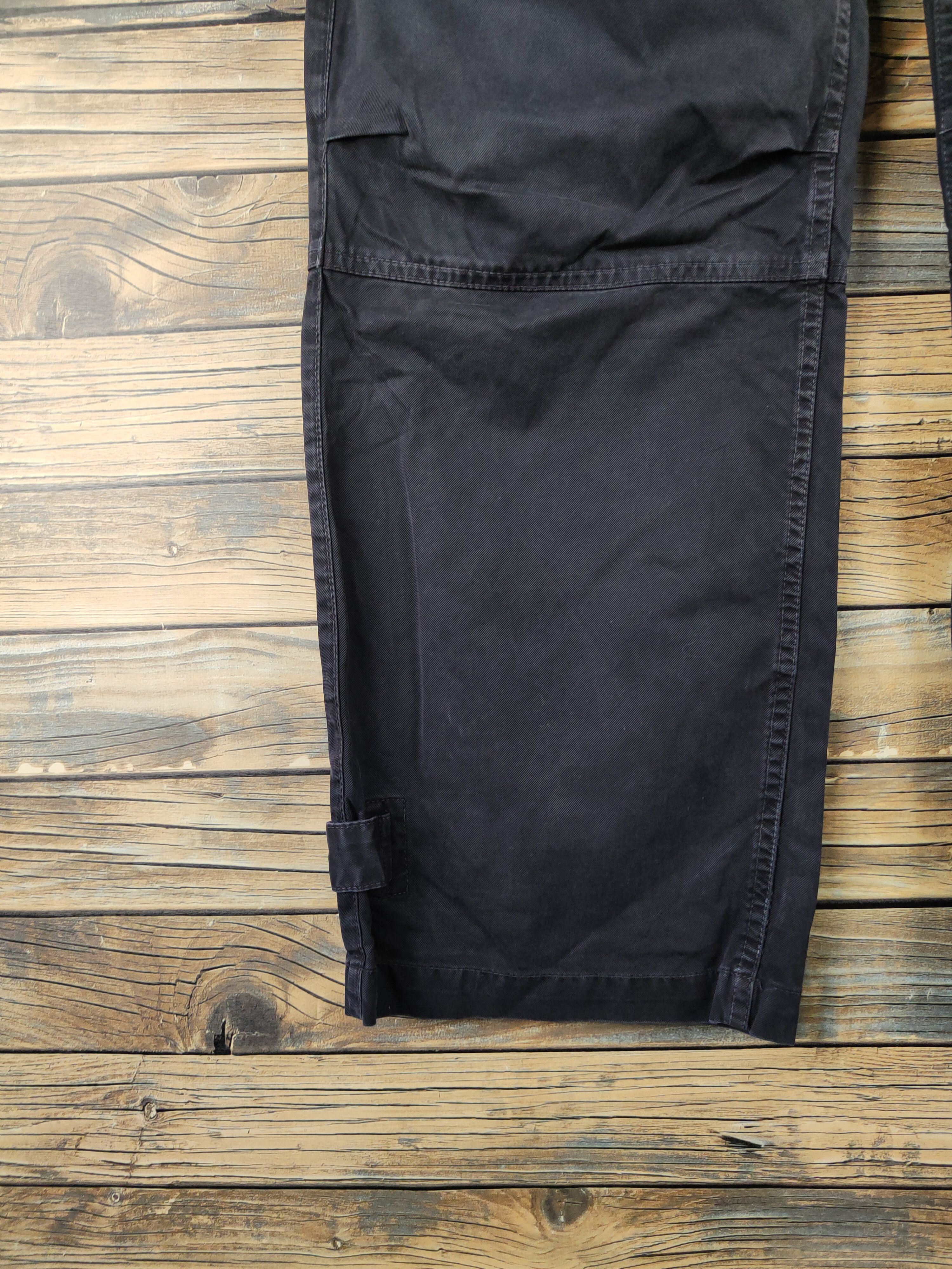 291295=Homme DL 291295 Homme Black Multipocket Tactical Cargo Pants #1335 Size US 32 / EU 48 - 4 Thumbnail