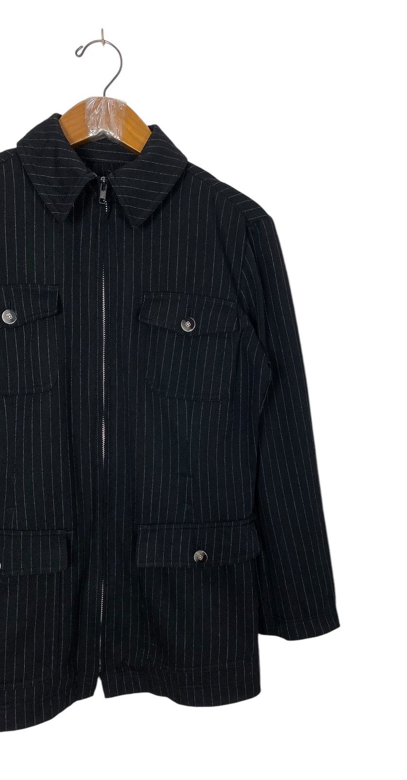 Junko Shimada Rare‼️ Junko Shimada Part 2 Stripe Zipper Jacket Size US S / EU 44-46 / 1 - 3 Thumbnail