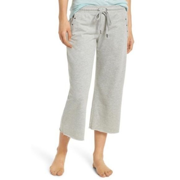 Other PJ Salvage Heather Grey Studded Lounge Pants Size 27" / US 4 / IT 40 - 3 Thumbnail