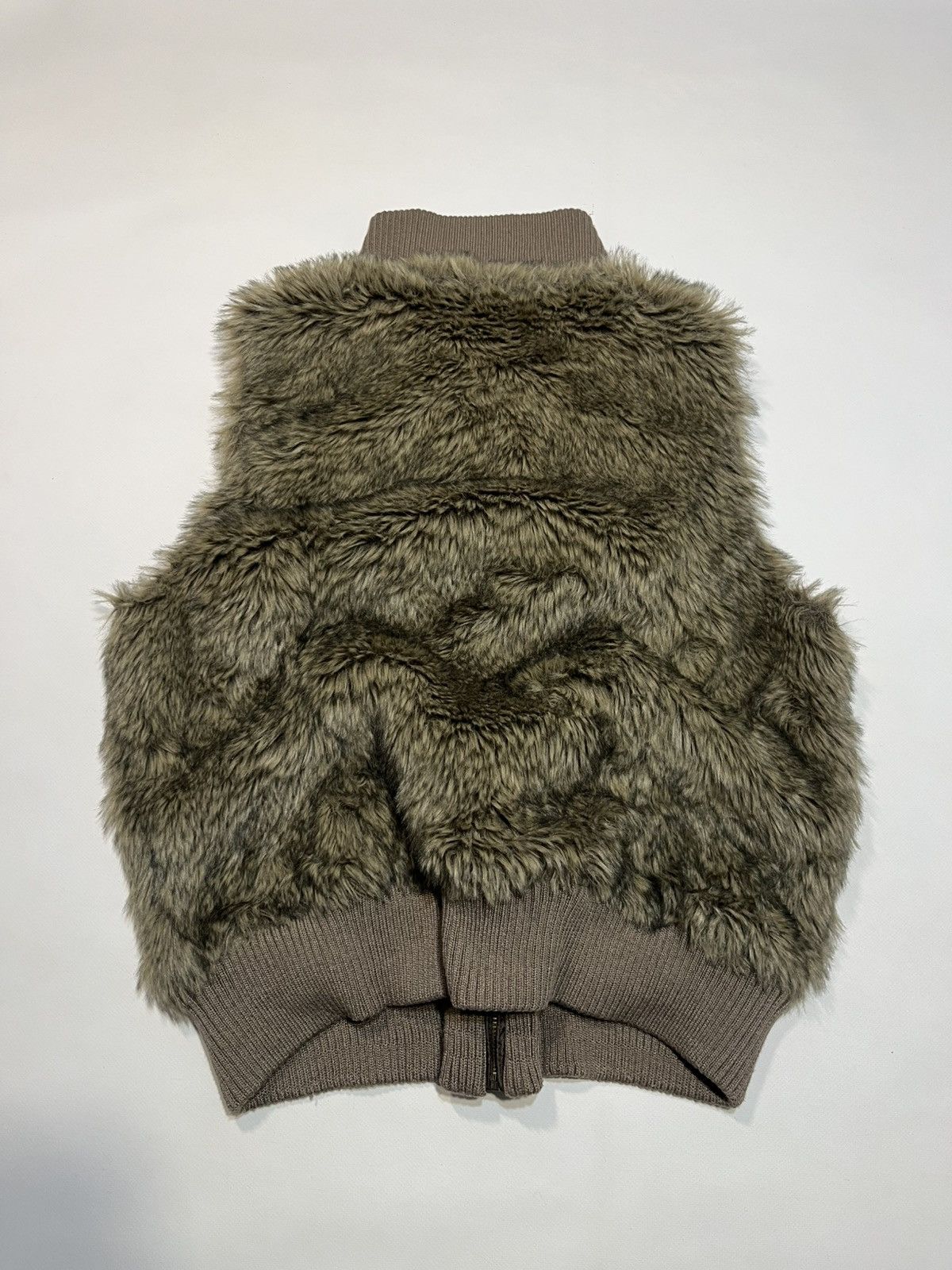 Le Grande Bleu (L.G.B.) Vintage Y2K Full Fur Vest Hysteric Glamour Style Size US M / EU 48-50 / 2 - 4 Thumbnail