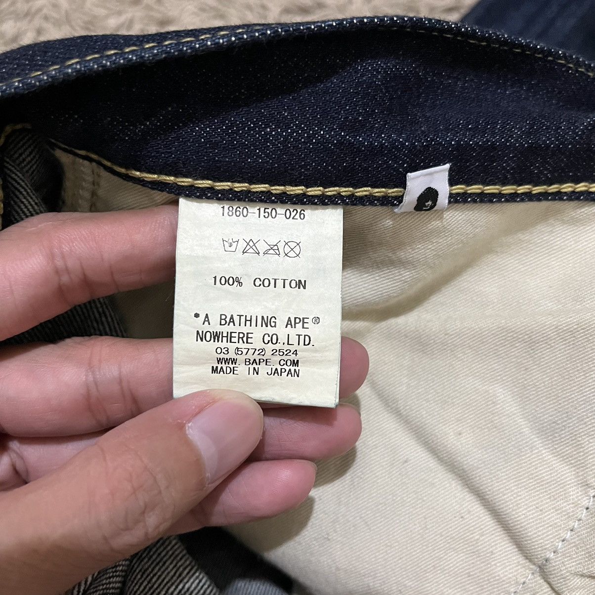 Bape Rare OG Bape Sta Patchwork Denim Pants Size US 38 / EU 54 - 7 Thumbnail