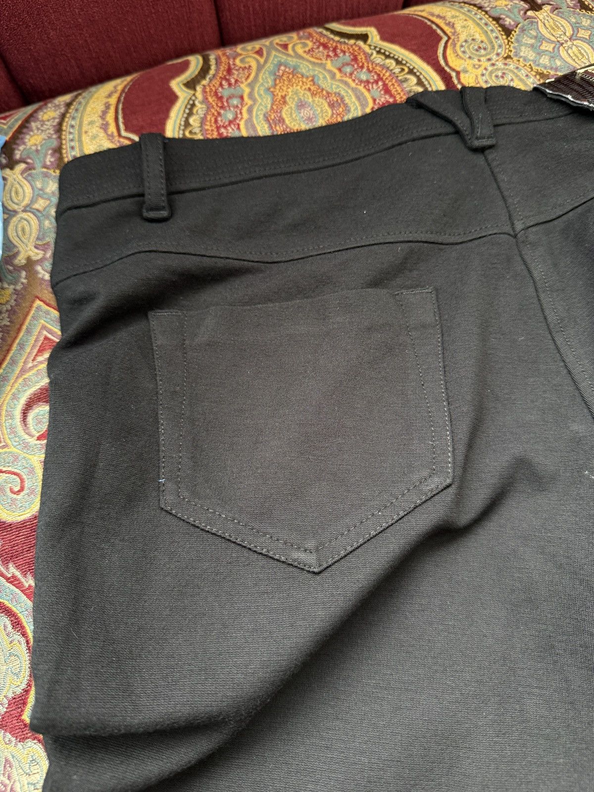 Versace Jeans Couture Vintage Versace Jeans Black Zip Detail Stretch Pants Women’s Size 26" / US 2 / IT 38 - 16 Thumbnail