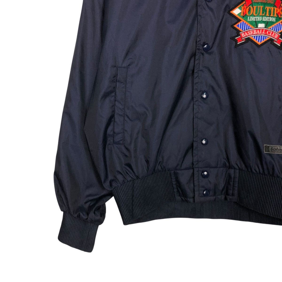 Japanese Brand 🔥VINTAGE BOMBER JACKET DESCENTE FOUL TIPS BASEBALL CLUB Size US L / EU 52-54 / 3 - 6 Thumbnail