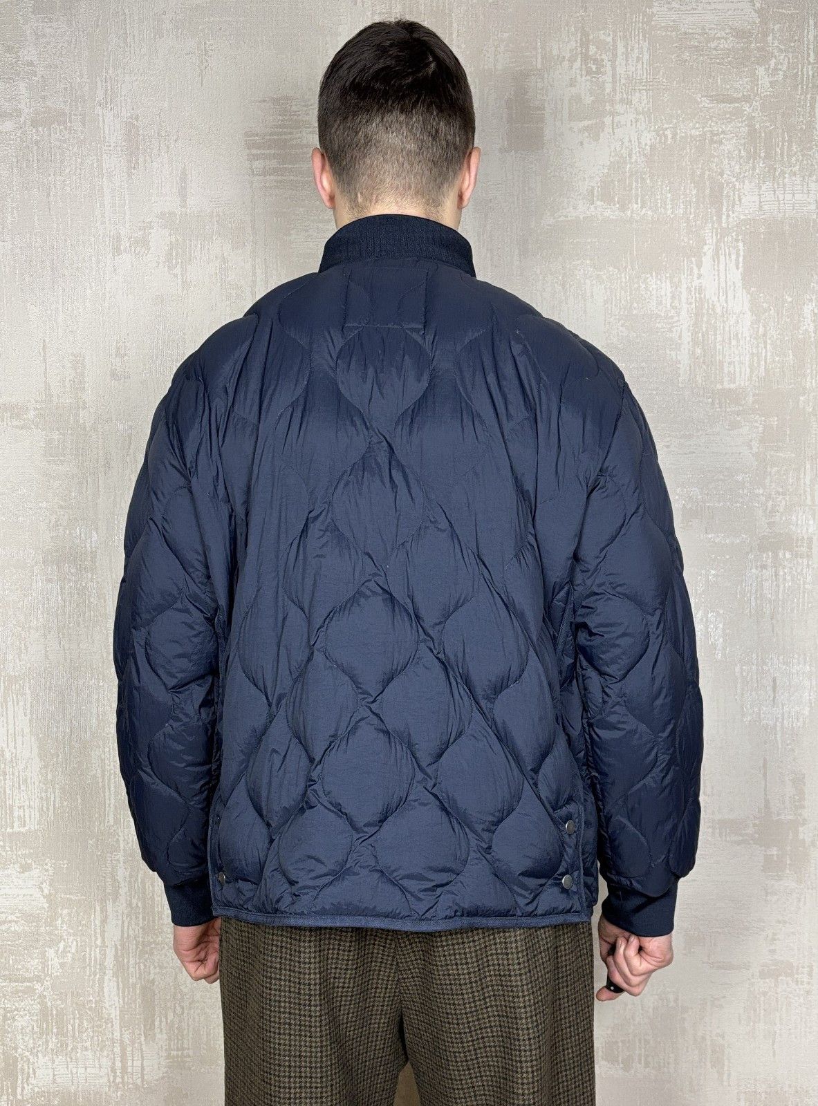 Tommy Jeans Tommy Jeans (Hilfiger) Quilted Down Jacket Navy Snap Button Size US XL / EU 56 / 4 - 15 Thumbnail