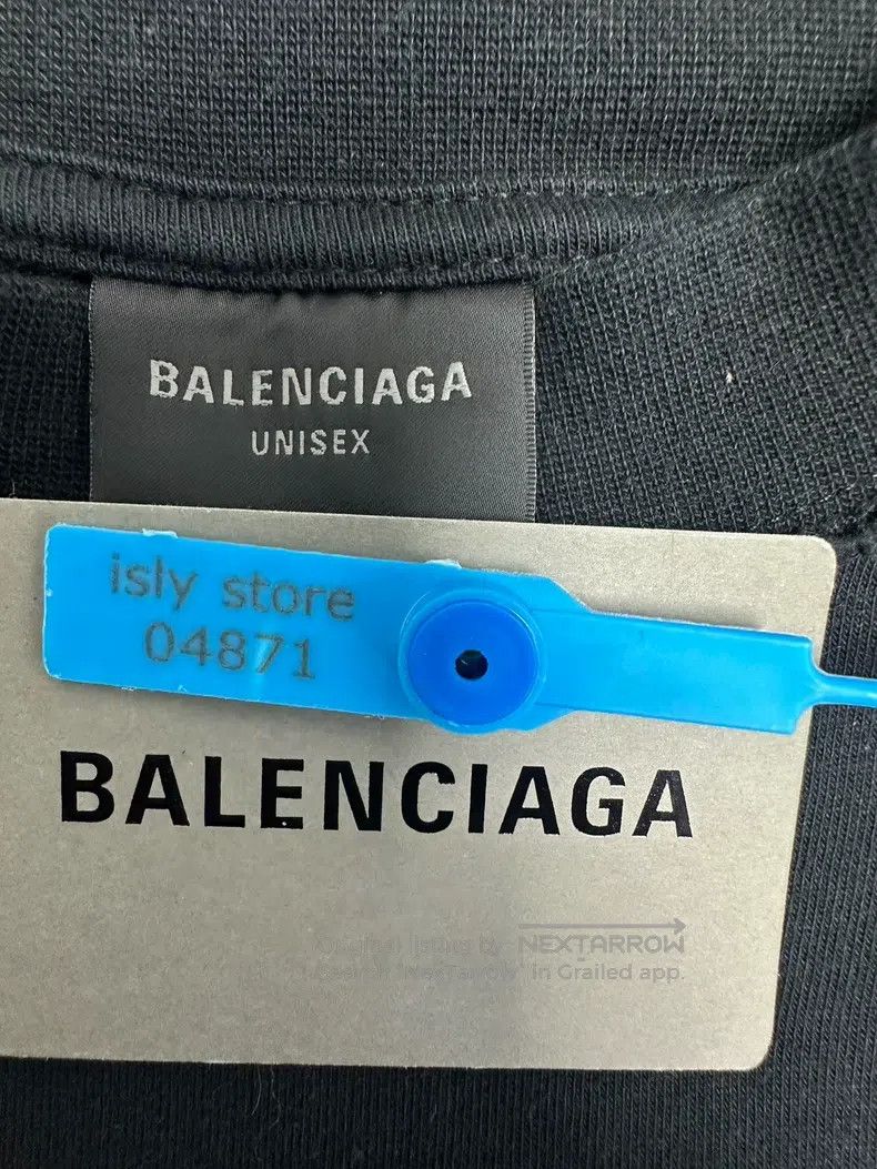 Balenciaga Balenciaga Letter Printed Loose Long Sleeve T-Shirt Size US S / EU 44-46 / 1 - 4 Thumbnail