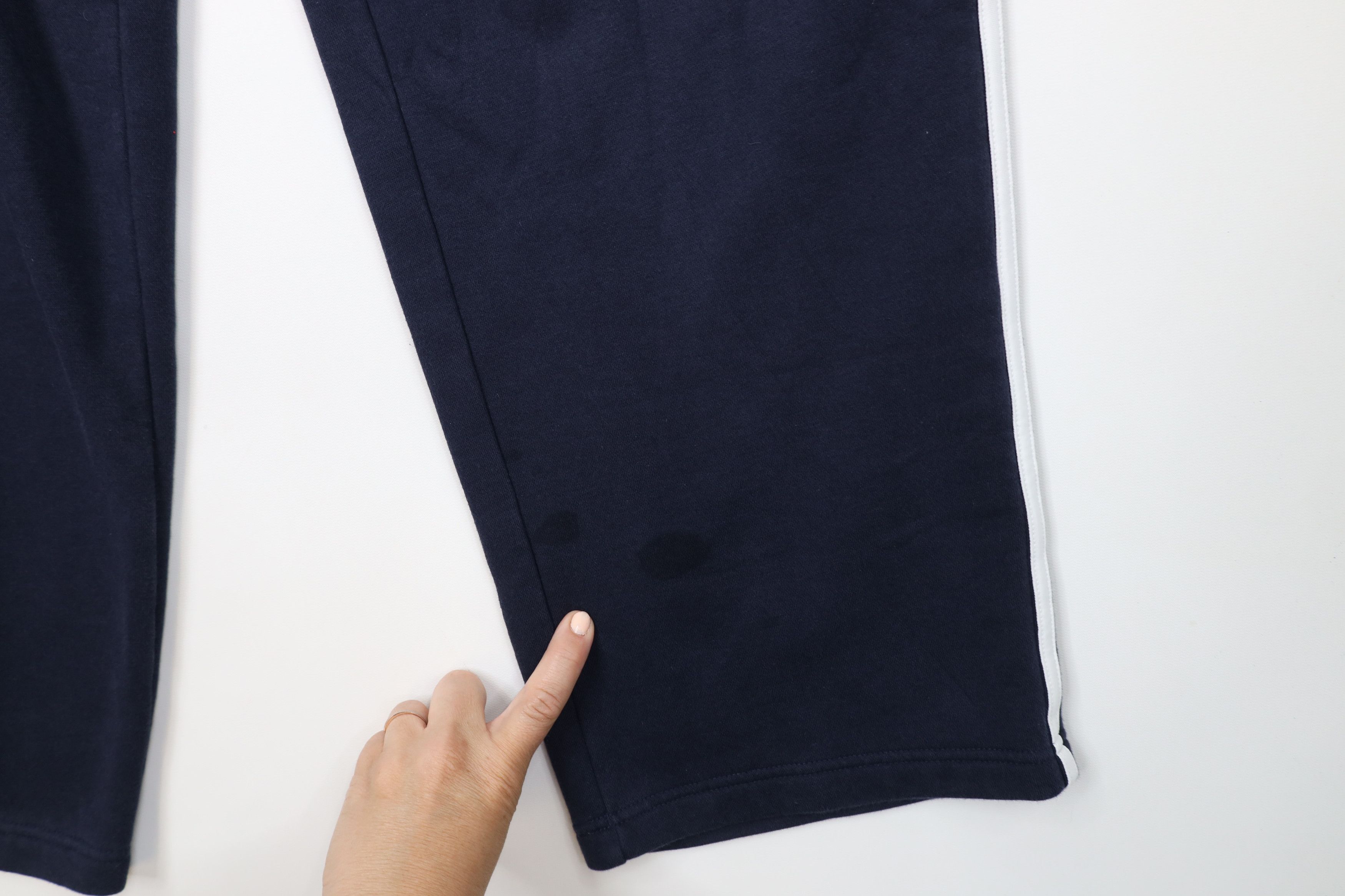 Adidas Vintage Y2K Adidas Spell Striped Wide Leg Sweatpants Blue Size US 36 / EU 52 - 5 Thumbnail