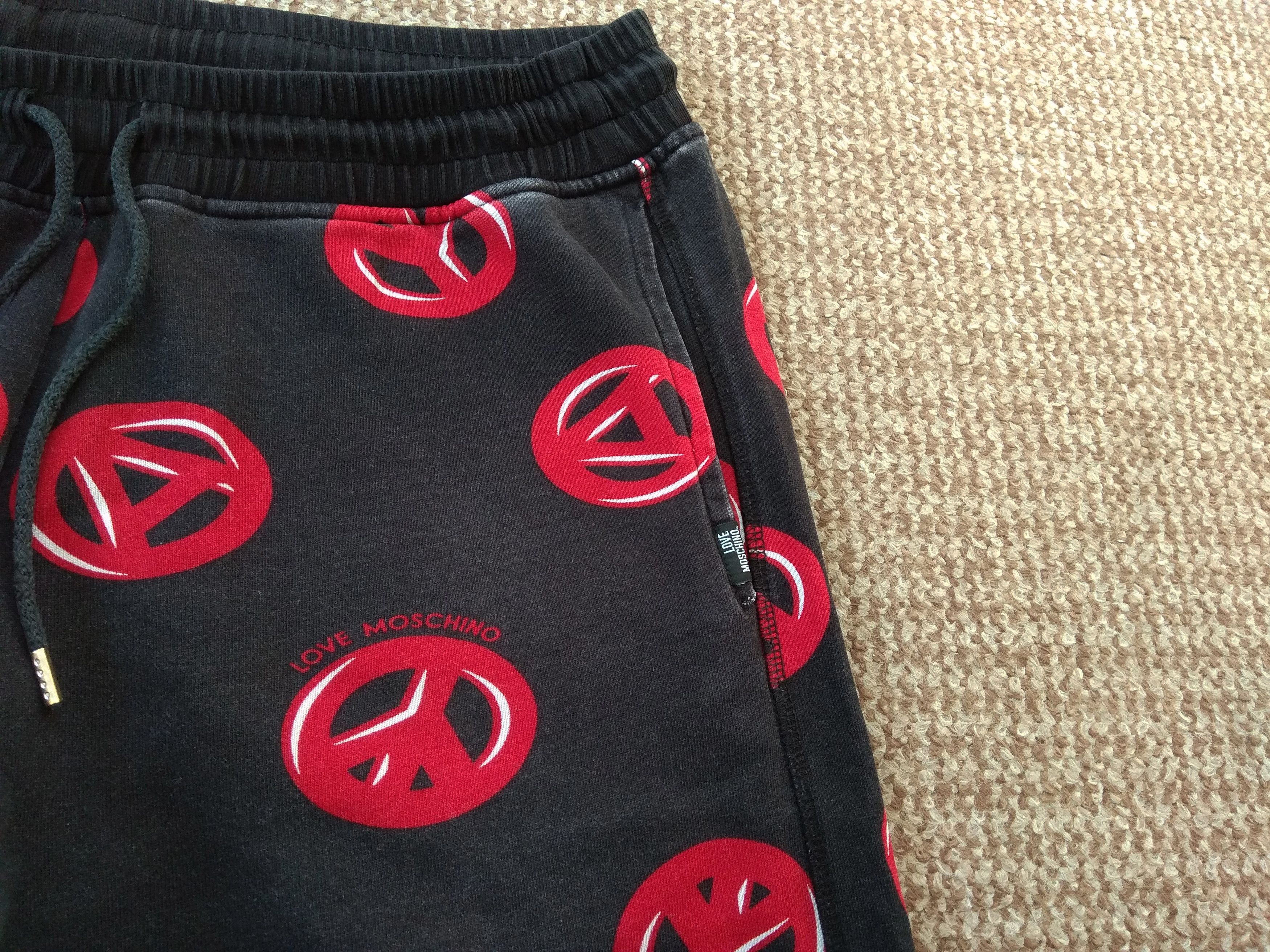 Moschino Love Moschino Sweatpants Joggers Printed Logo sz M Size US 32 / EU 48 - 4 Thumbnail