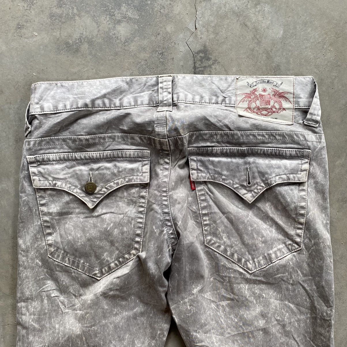 Tornado Mart Tornado Mart stone washed flare pants Size US 32 / EU 48 - 9 Thumbnail