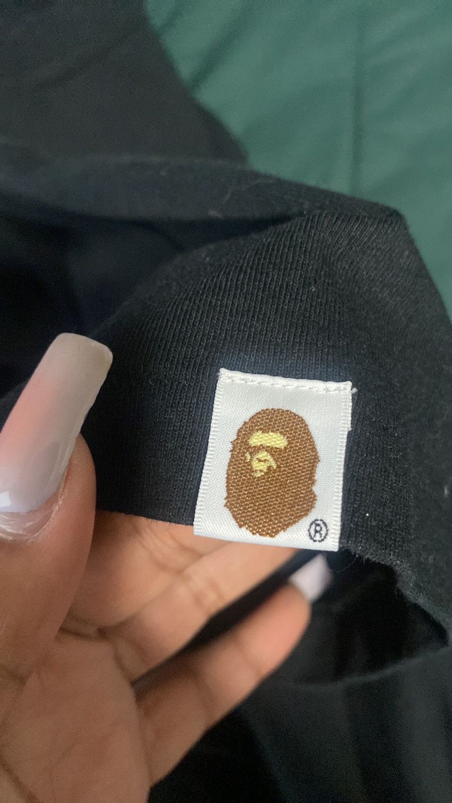Bape Black Holographic Bape Tee Size S / US 4 / IT 40 - 6 Thumbnail