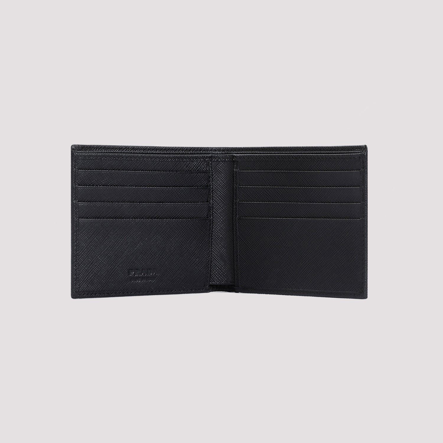 Prada PRADA Black Saffiano Leather Bifold Wallet New & Authentic Size ONE SIZE - 3 Thumbnail