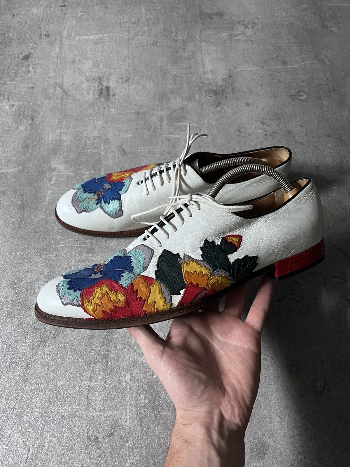 Gucci Gucci by Alessandro Michele floral leather boots Size US 9 / EU 42 - 1 Thumbnail
