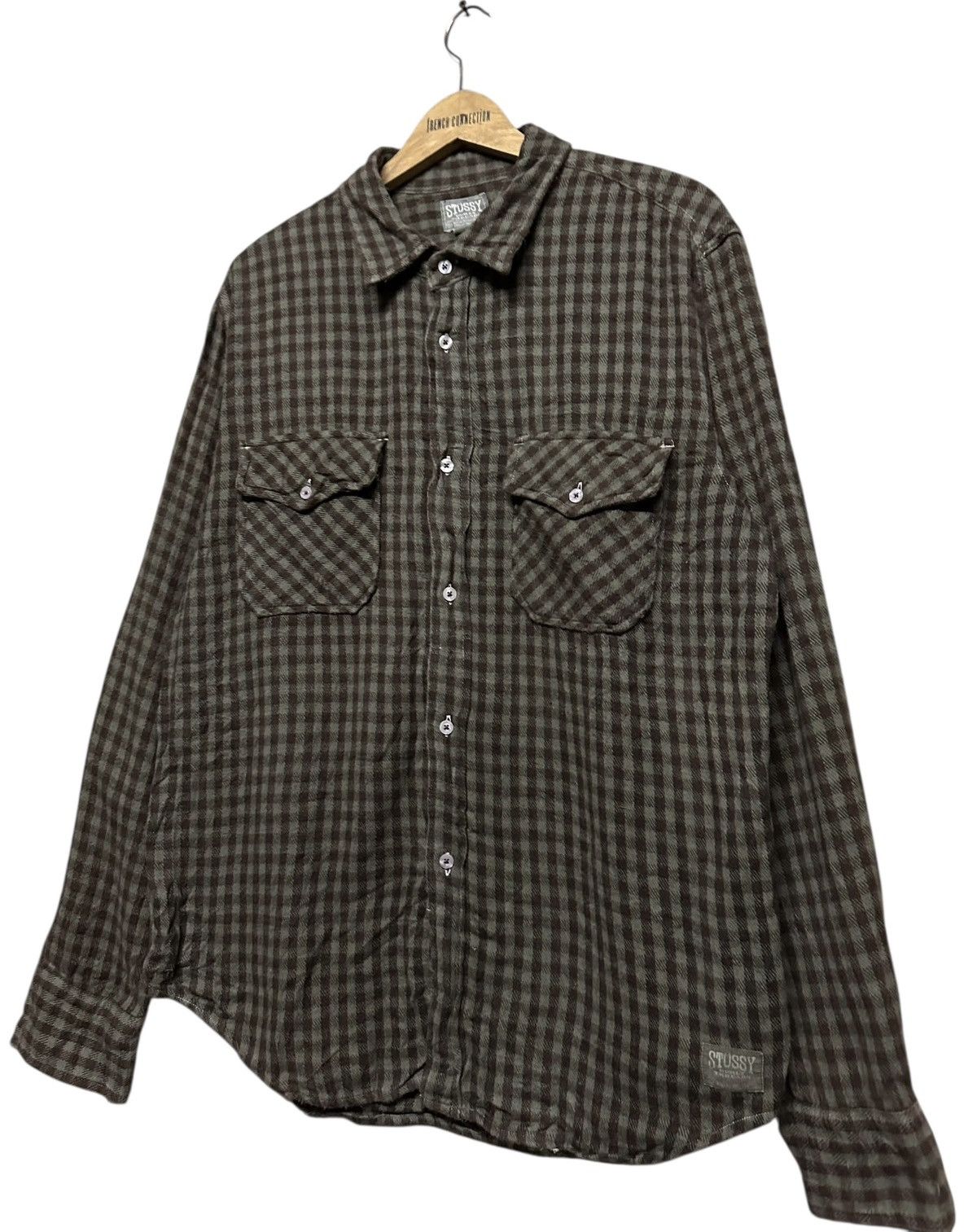 Stussy Stussy Burly Threads Checked Button Up’s Shirt Size US XL / EU 56 / 4 - 5 Thumbnail