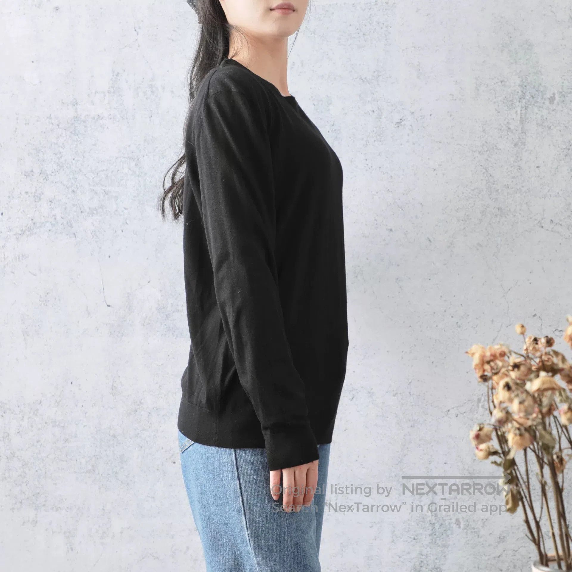 Prada Prada Black Crew Neck Wool Knit Top. Size XXL / US 16-18 / IT 52-54 - 2 Thumbnail