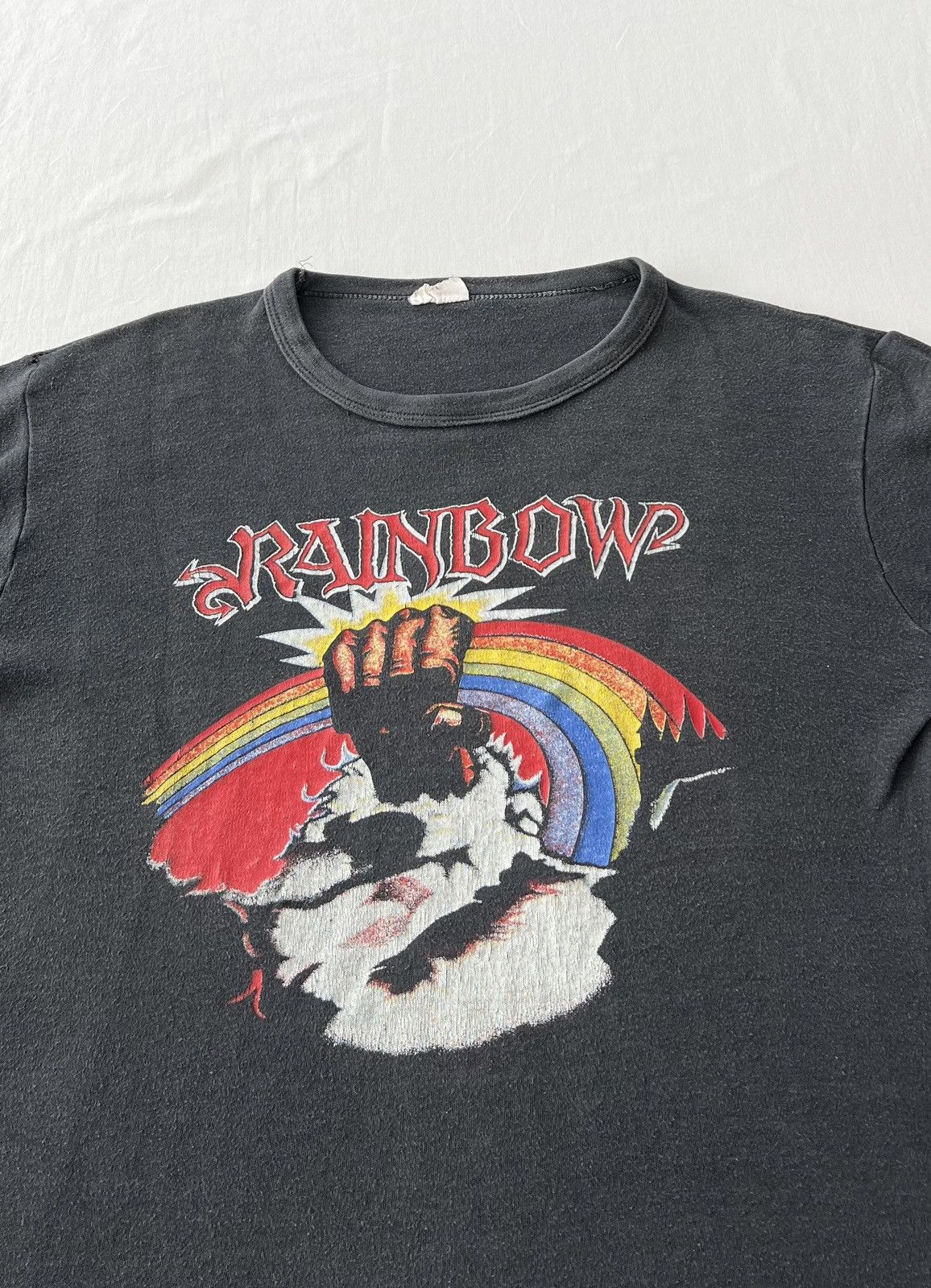 Band Tees Vintage 1980 Monster of Rock Rainbow Judas Priest Scorpions Size US M / EU 48-50 / 2 - 5 Thumbnail