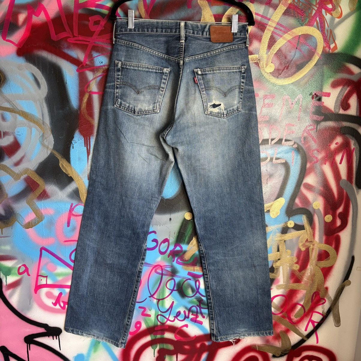 Levi's Vintage Clothing Levis LVC Big E Selvedge Distressed Jeans Size 30 Size US 30 / EU 46 - 1 Thumbnail