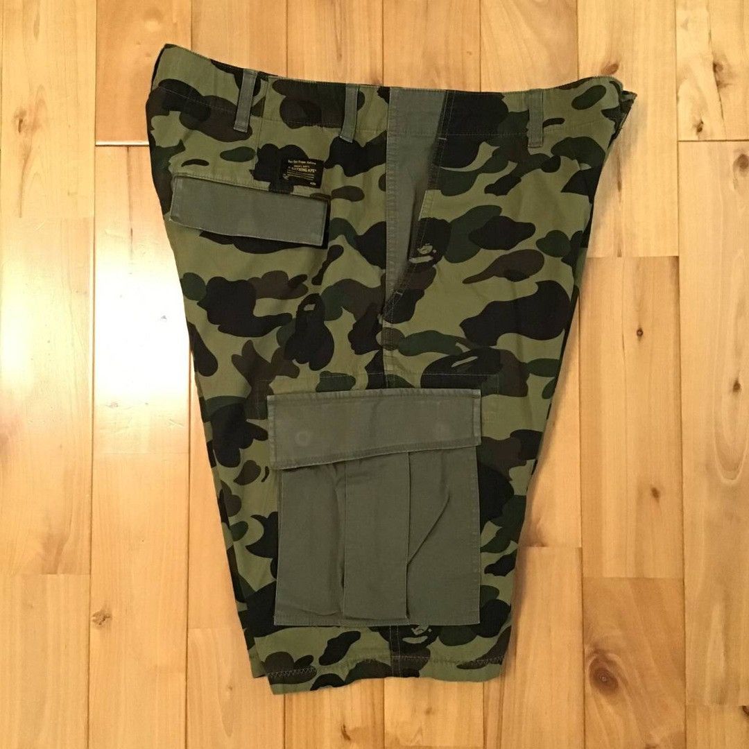 Bape BAPE Cargo shorts 1st camo green a bathing ape ★size L Size US 34 / EU 50 - 4 Thumbnail