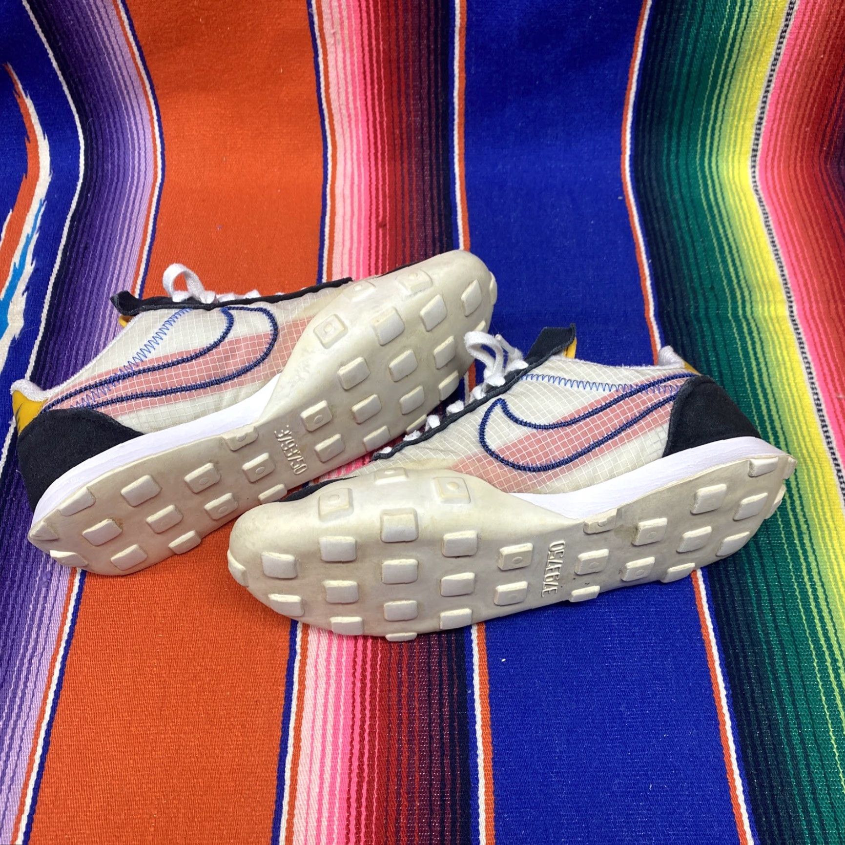Nike Nike Waffle Racer 2X Shoes Womens Size 9 Sneakers Cream Pink DH1073-100 Low Top Size M / US 6-8 / IT 42-44 - 6 Thumbnail